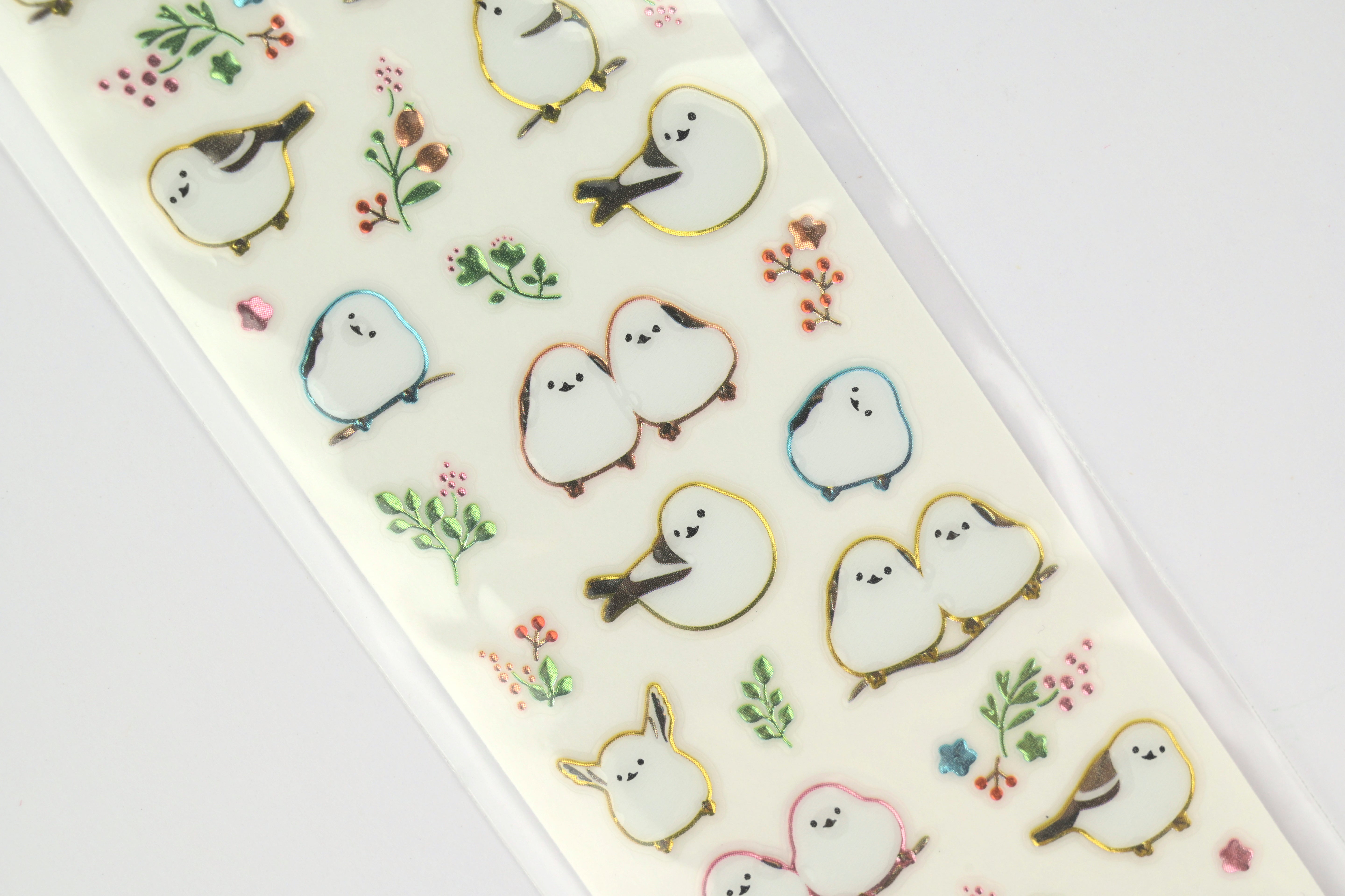 NB Sticker Sheet - Bijou - Long-tailed Tit