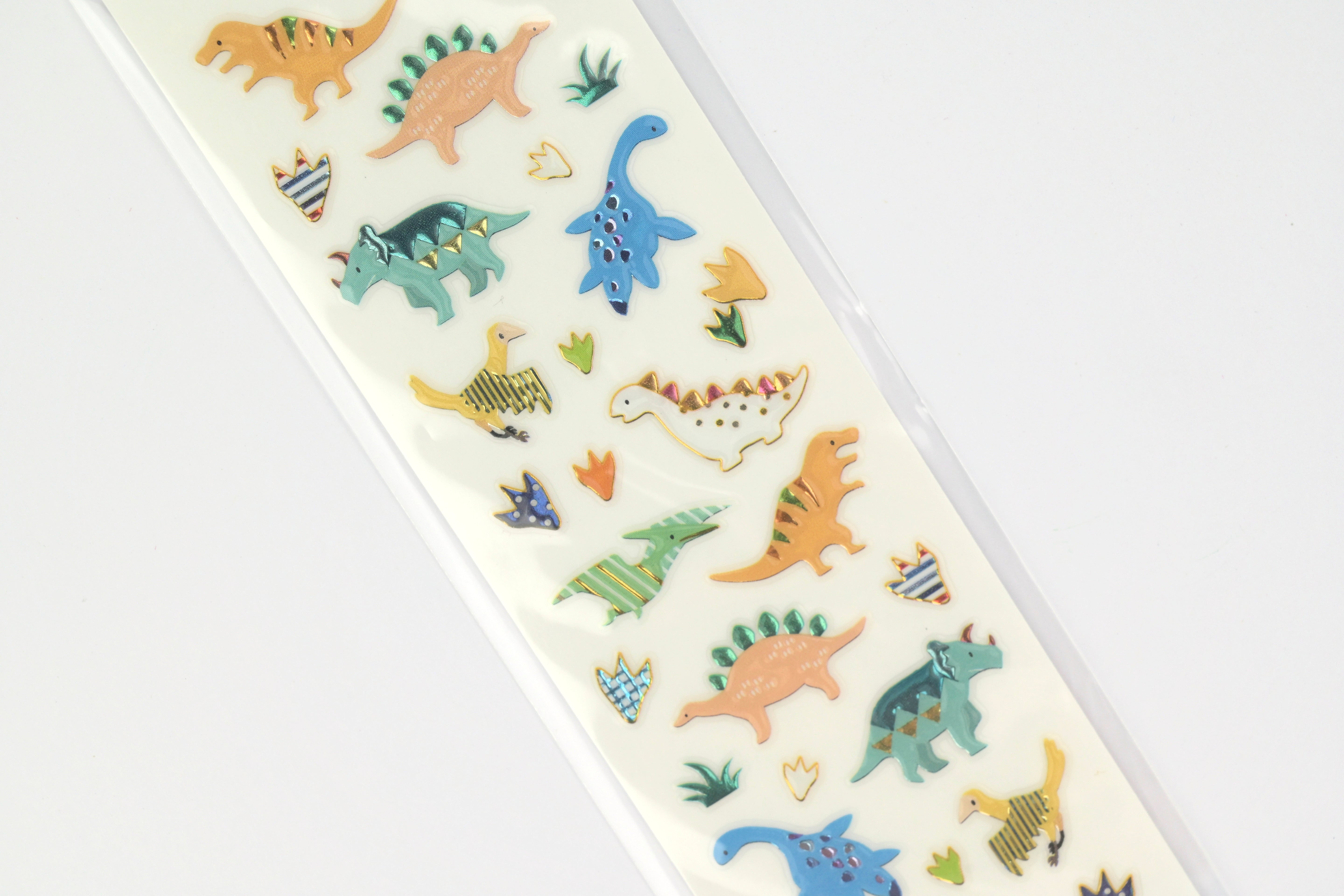 NB Sticker Sheet - Bijou - Dinosaur
