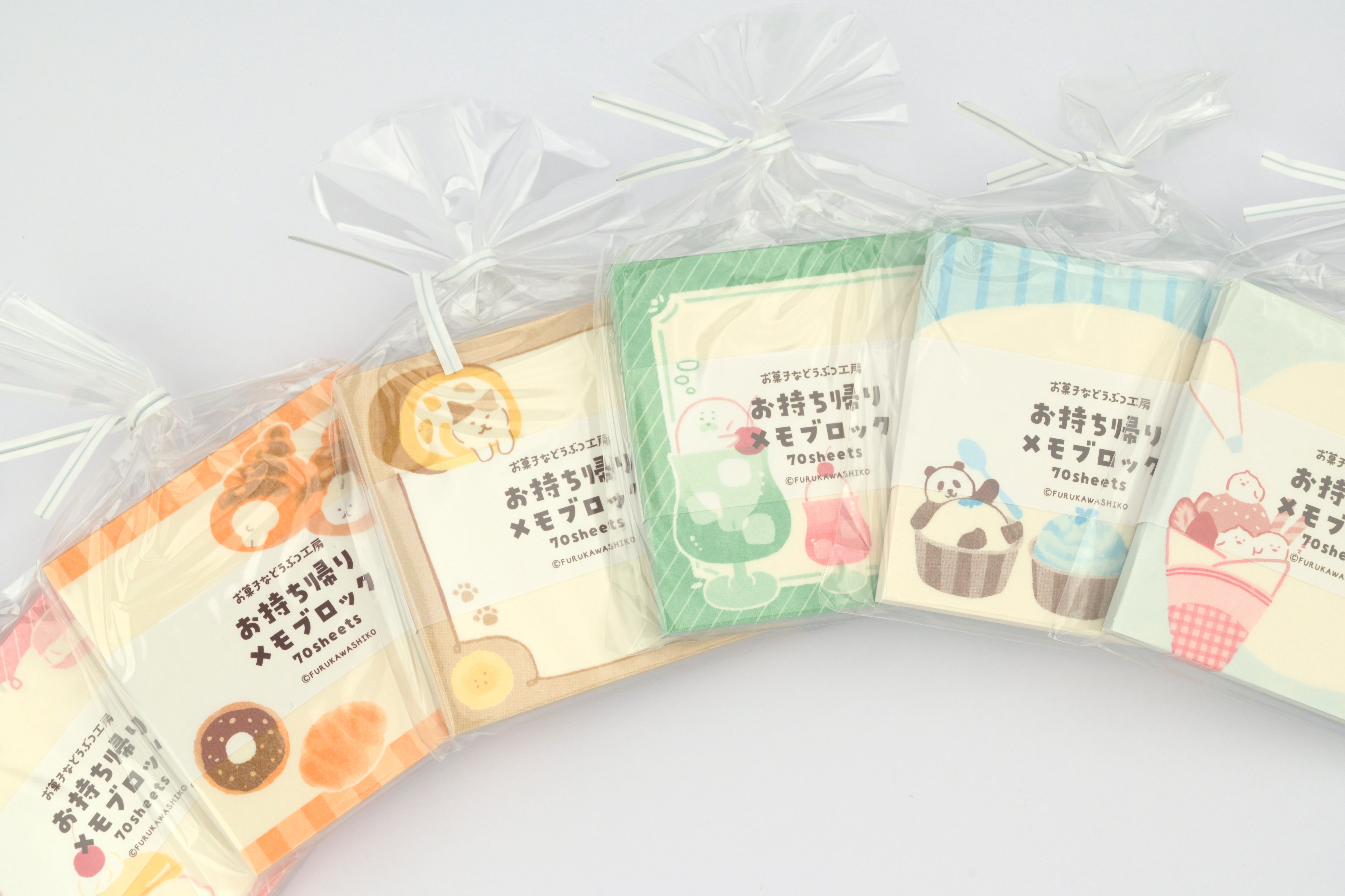 Furukawa Paper Memo Block - Sweets Animal Workshop - Vol. 3
