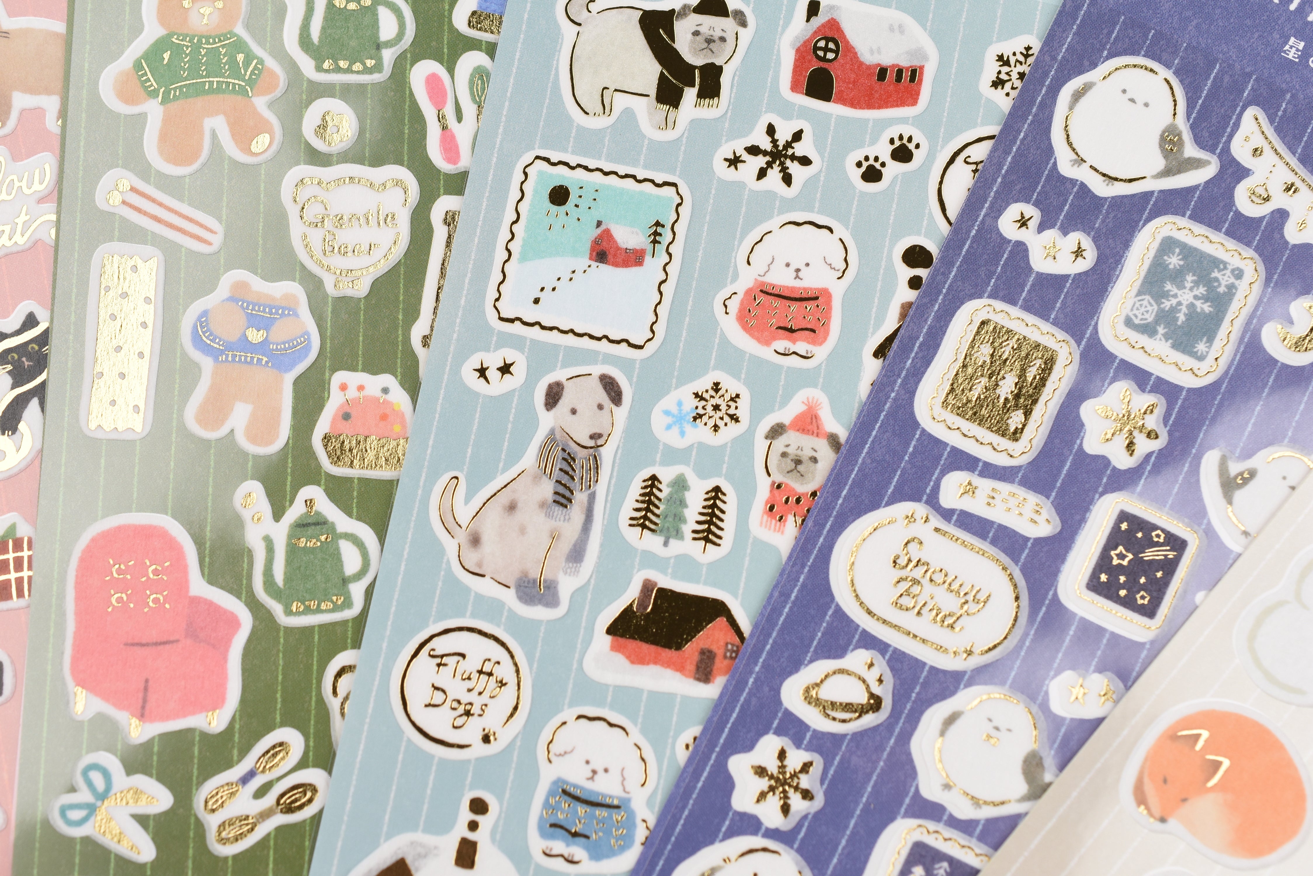 Furukawa Paper Sticker Sheet - Kira Seal - Holiday Collection