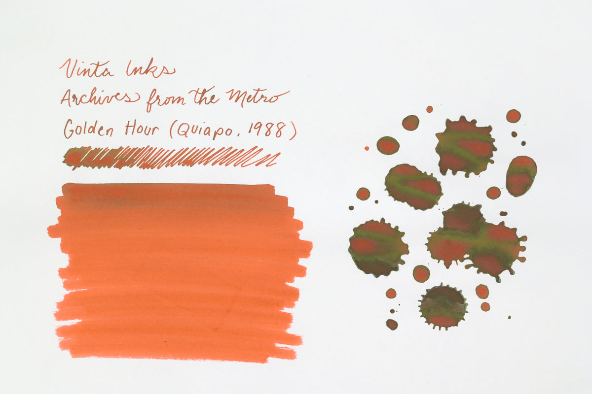 Vinta Inks - Archives From the Metro - Golden Hour (Quiapo, 1988) - 15 mL