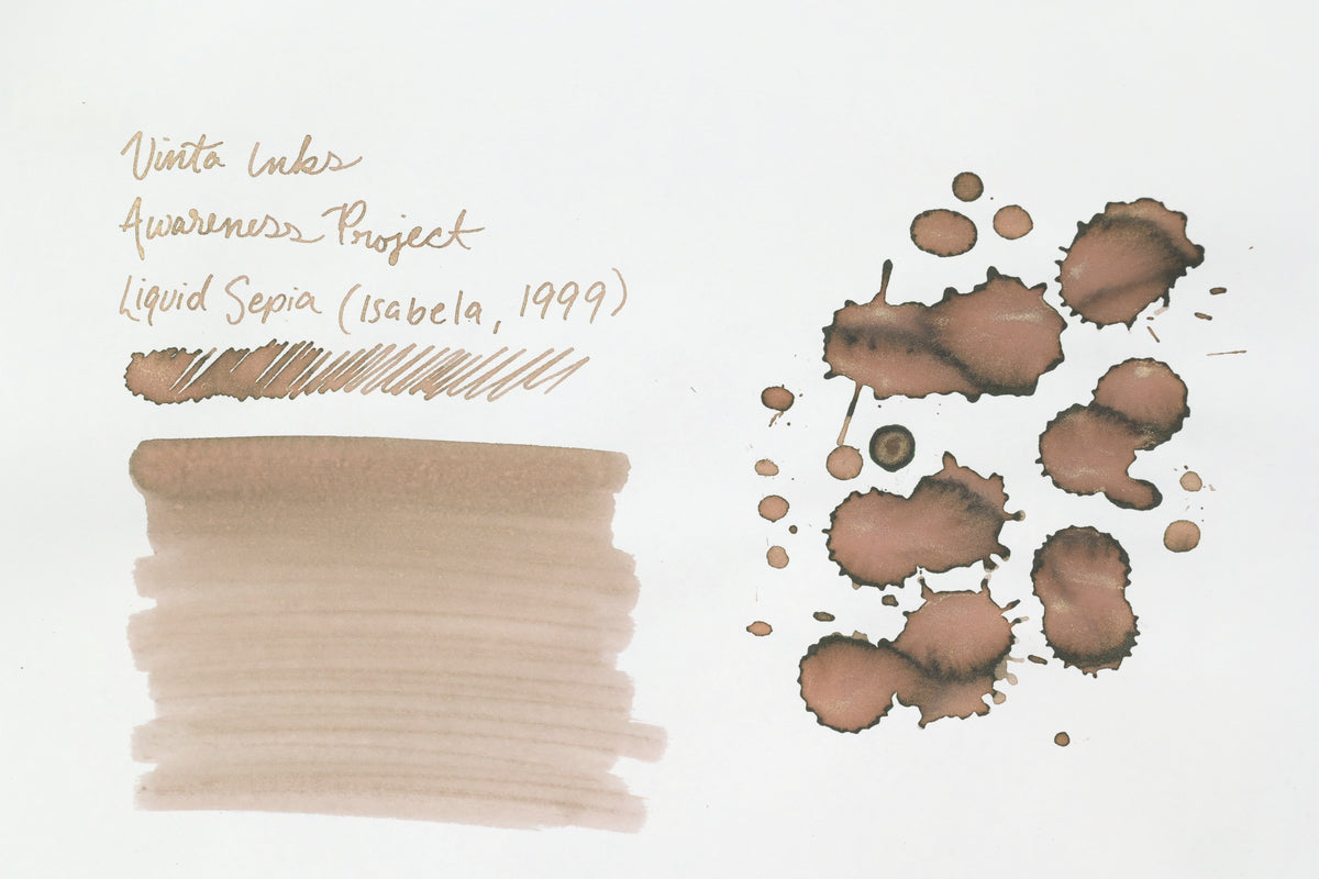 Vinta Inks - Awareness Project - Liquid Sepia (Isabela 1999) - 30 mL