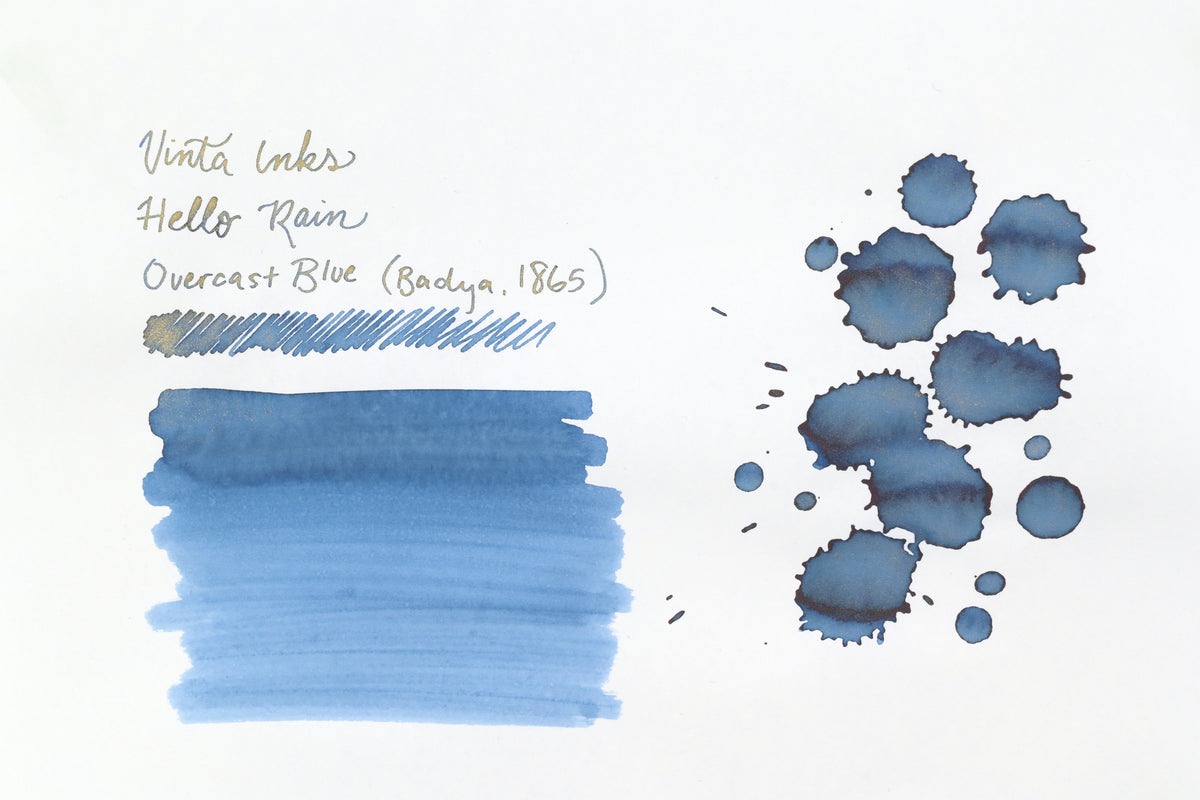 Vinta Inks - Hello Rain - Overcast Blue (Badya 1865) - 30 mL