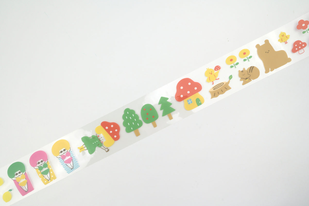 Item OSP x mizutama Clear Roll Stickers - Happy - 50mm