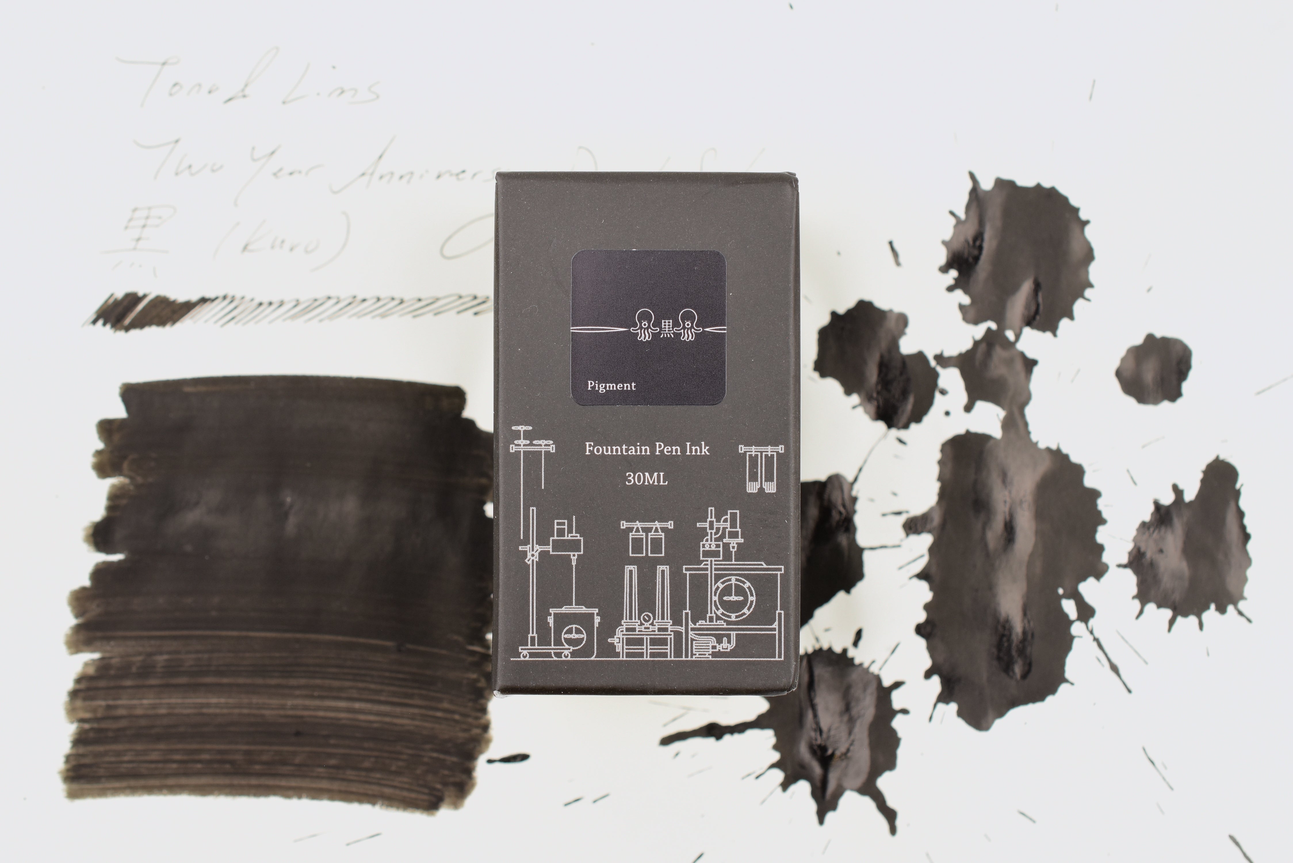 Tono & Lims Ink Bottle - Two Year Anniversary Dark Side - 黒 (Kuro) - 30ml