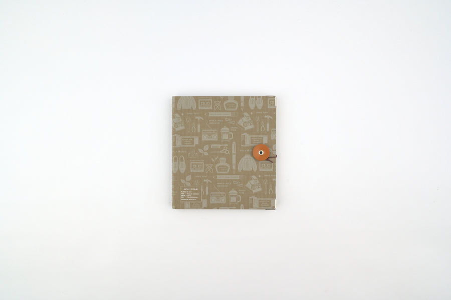Kleid x eric String-Tie Notebook - 2mm Grid