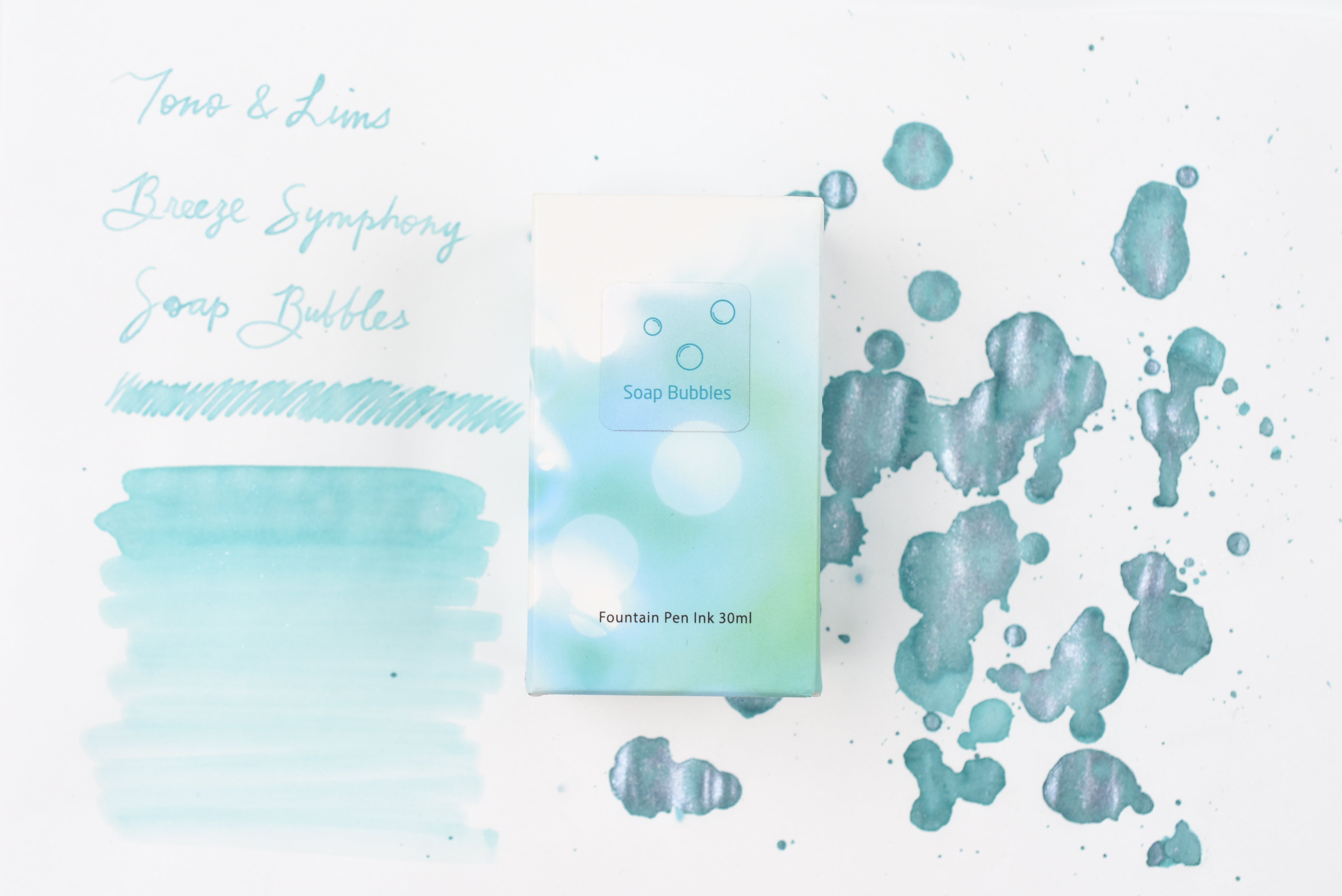 Tono & Lims Ink Bottle - Breeze Symphony - Soap Bubbles - 30ml