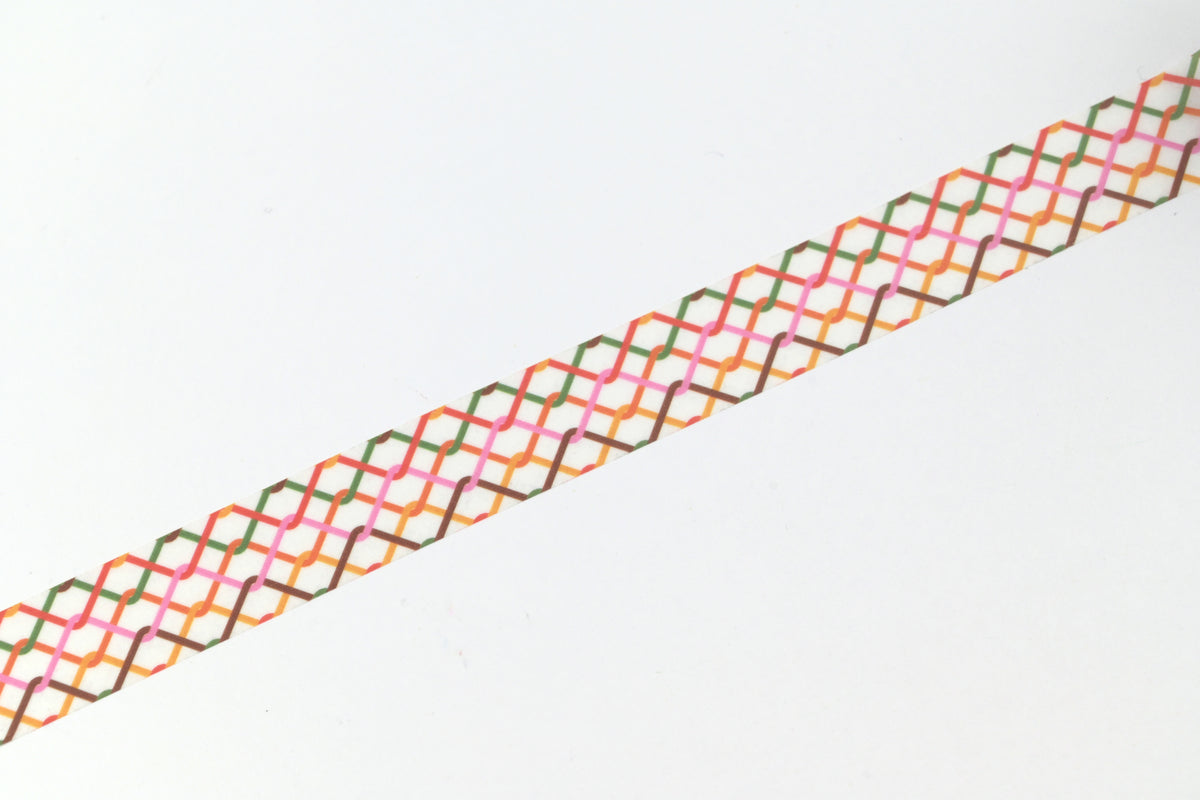 mt Washi Tape - ex - Colorful Fence - Limited Edition