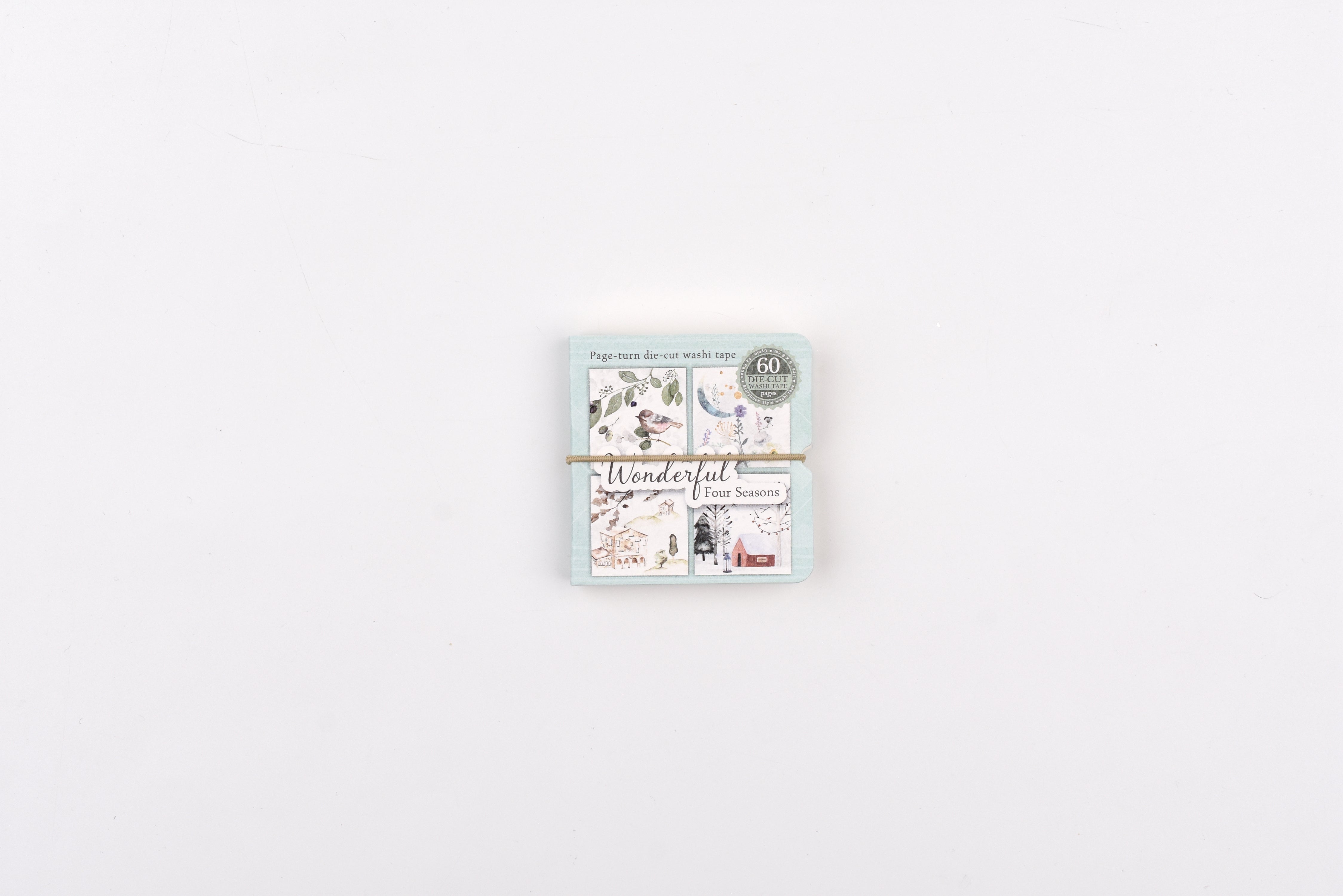 MU Die-cut Washi Book - #7 Wonderful Four Seasons