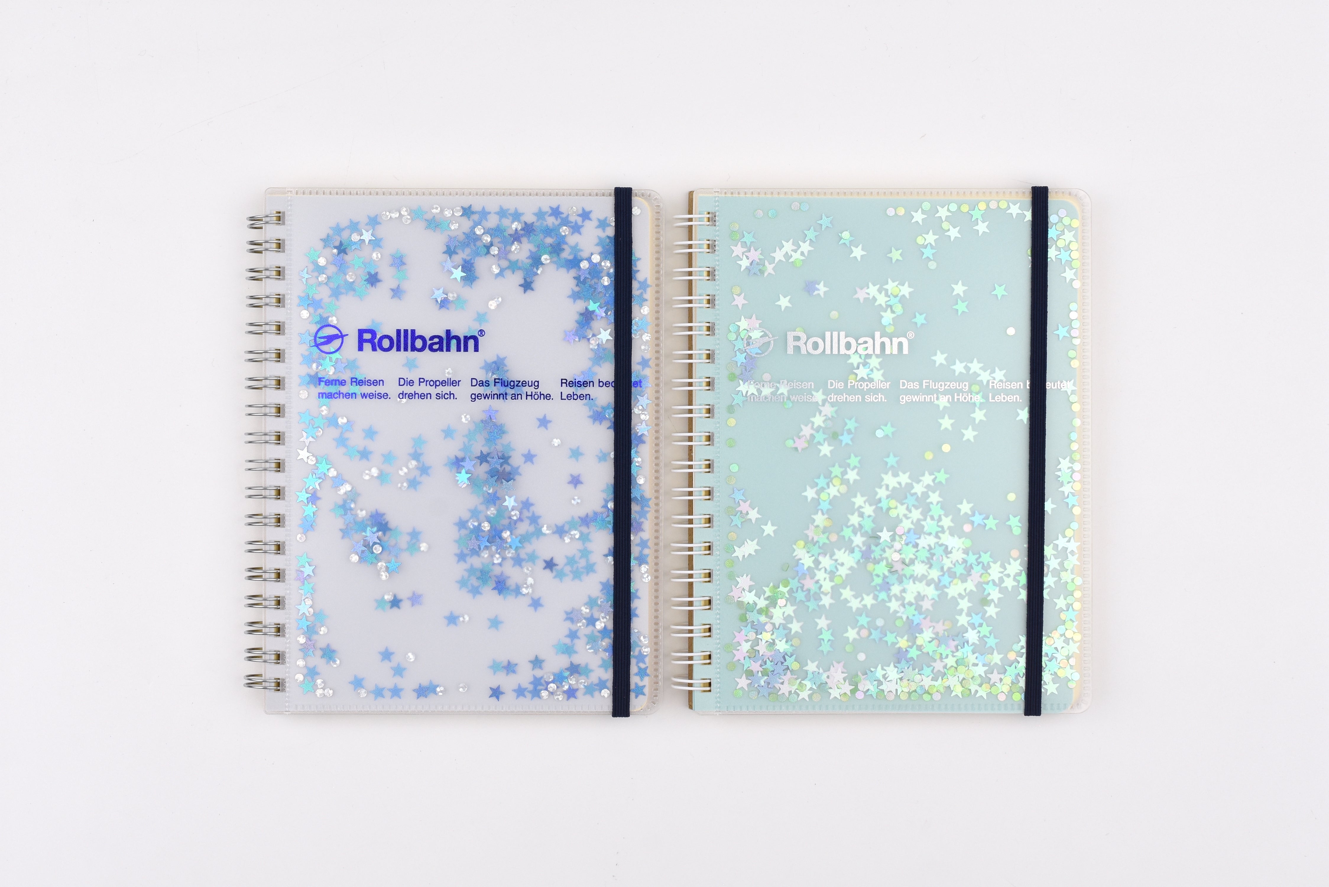 Delfonics Rollbahn Spiral Notebook - Pocket Memo Large - Glitter - Special Edition