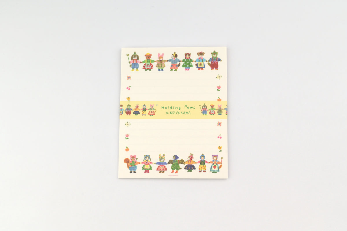 Cozyca - Aiko Fukawa Letter Set - Holding Paws
