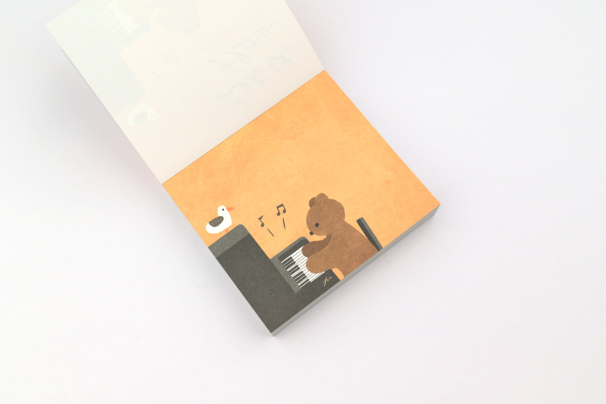 Cozyca - Mariko Fukuoka Memo Pad - Let It Flow