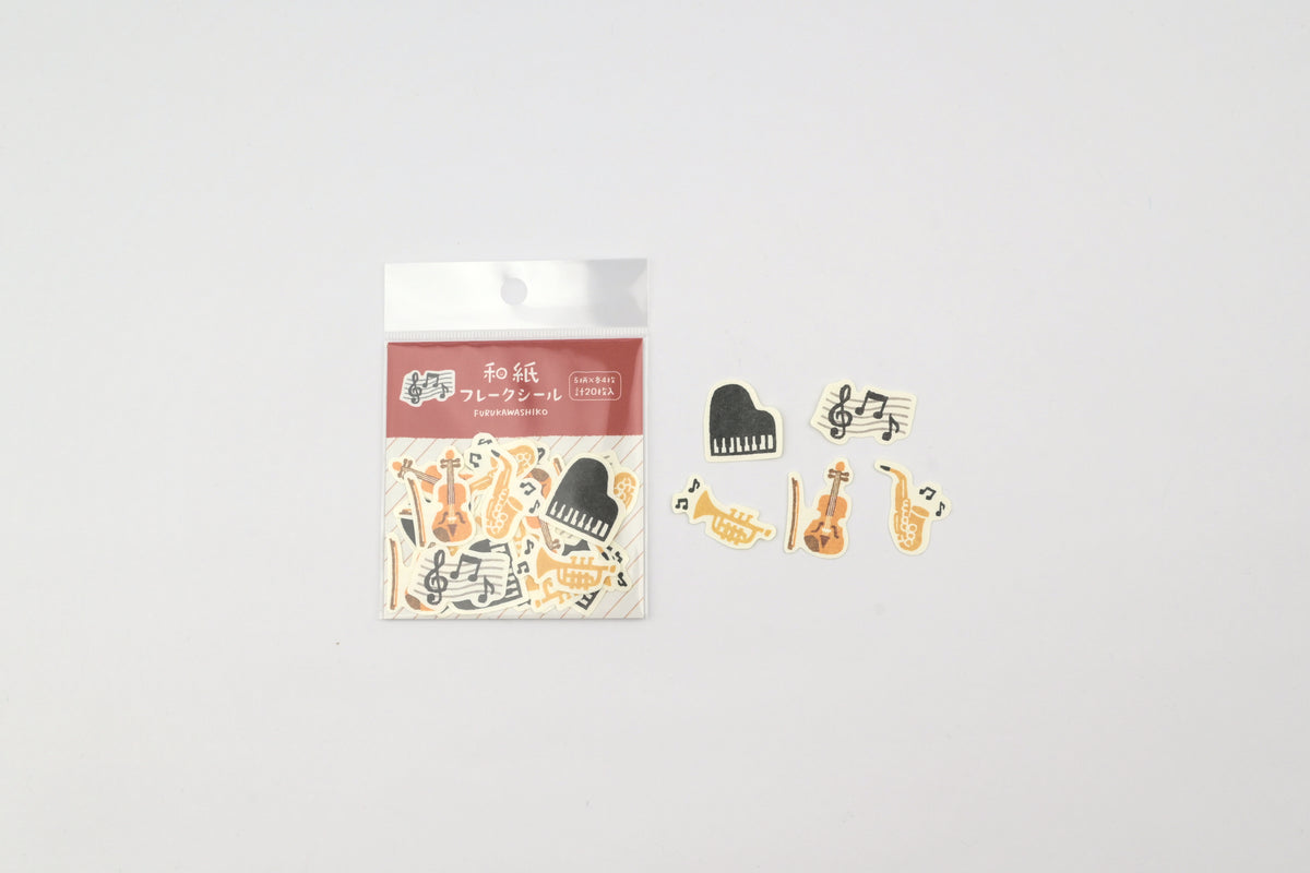 Furukawa Paper Flake Sticker - Music