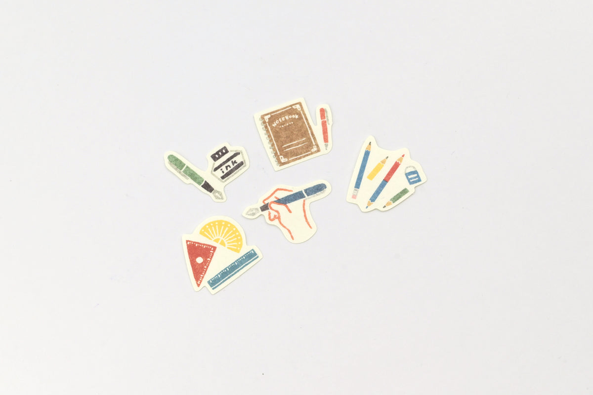 Furukawa Paper Flake Sticker - Stationery