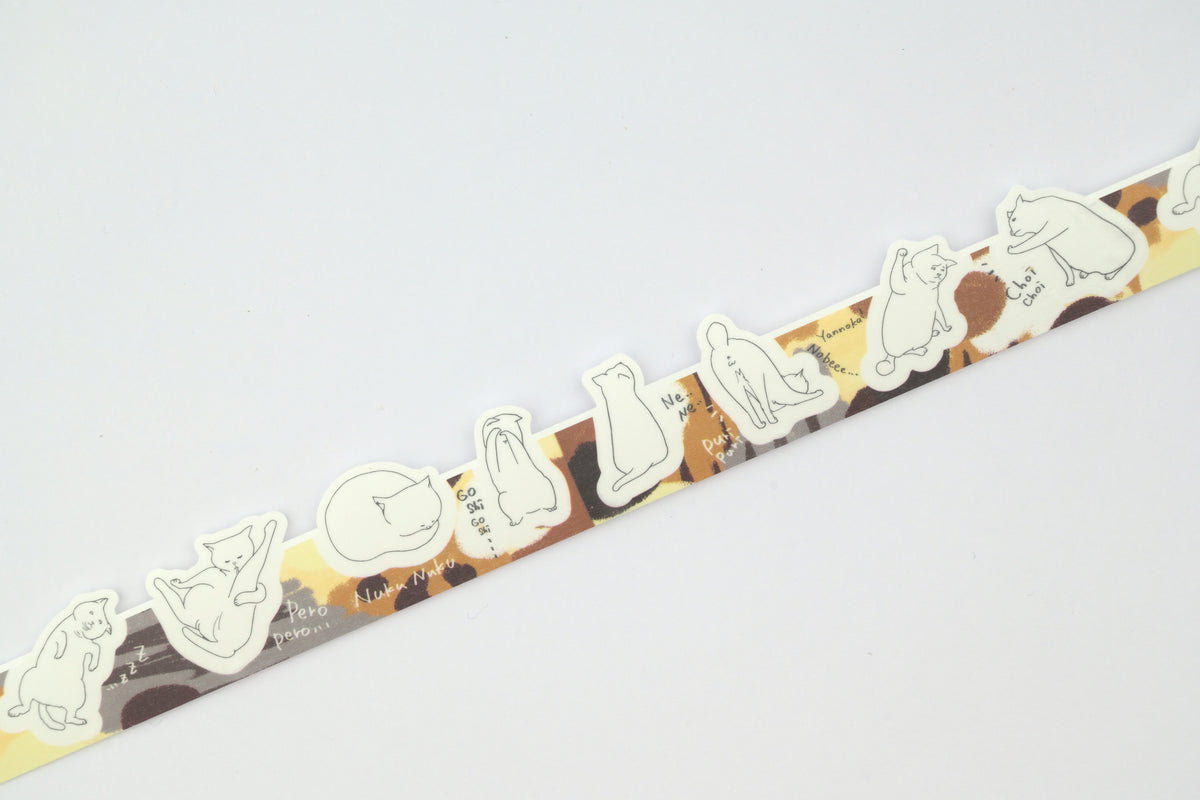 Epoch Kara Kara Peritte Sticker Roll - Cats