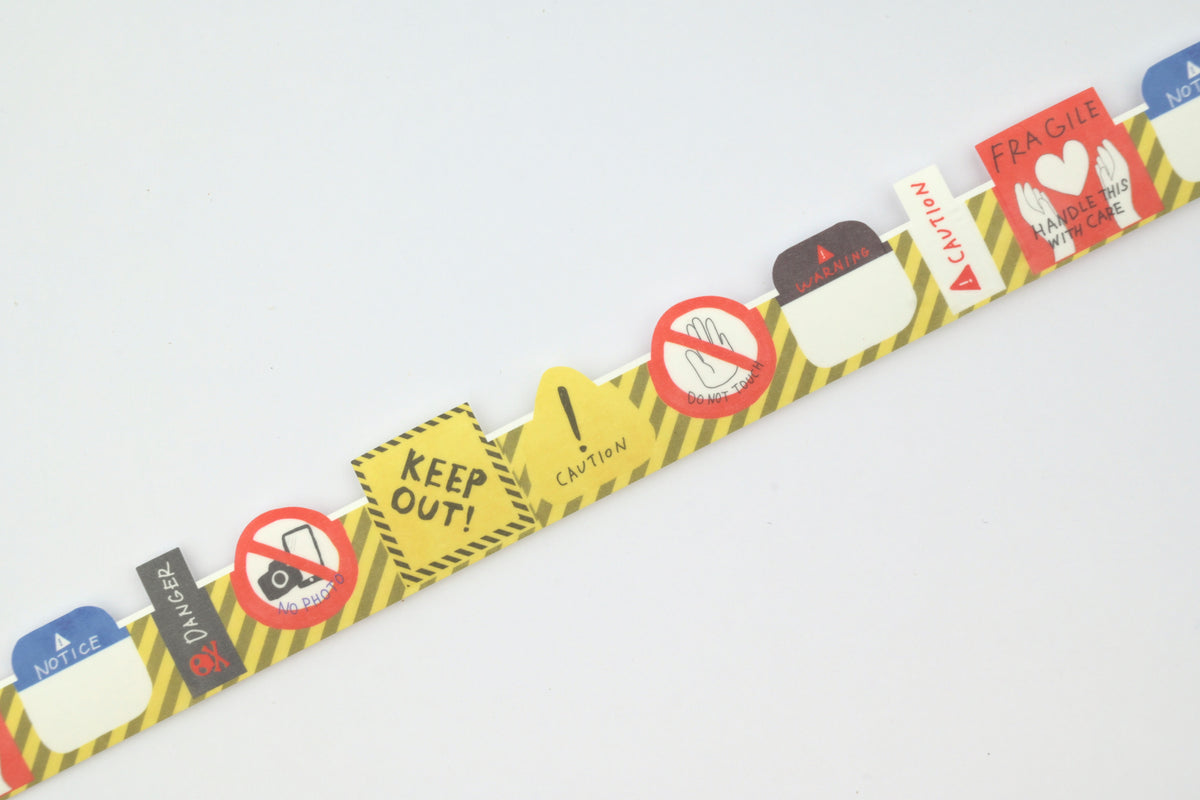 Epoch Kara Kara Peritte Sticker Roll - Caution