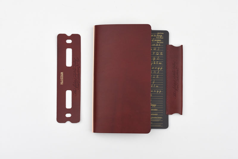 PLOTTER - Liscio Leather Binder - Narrow Size - Limited Edition Box