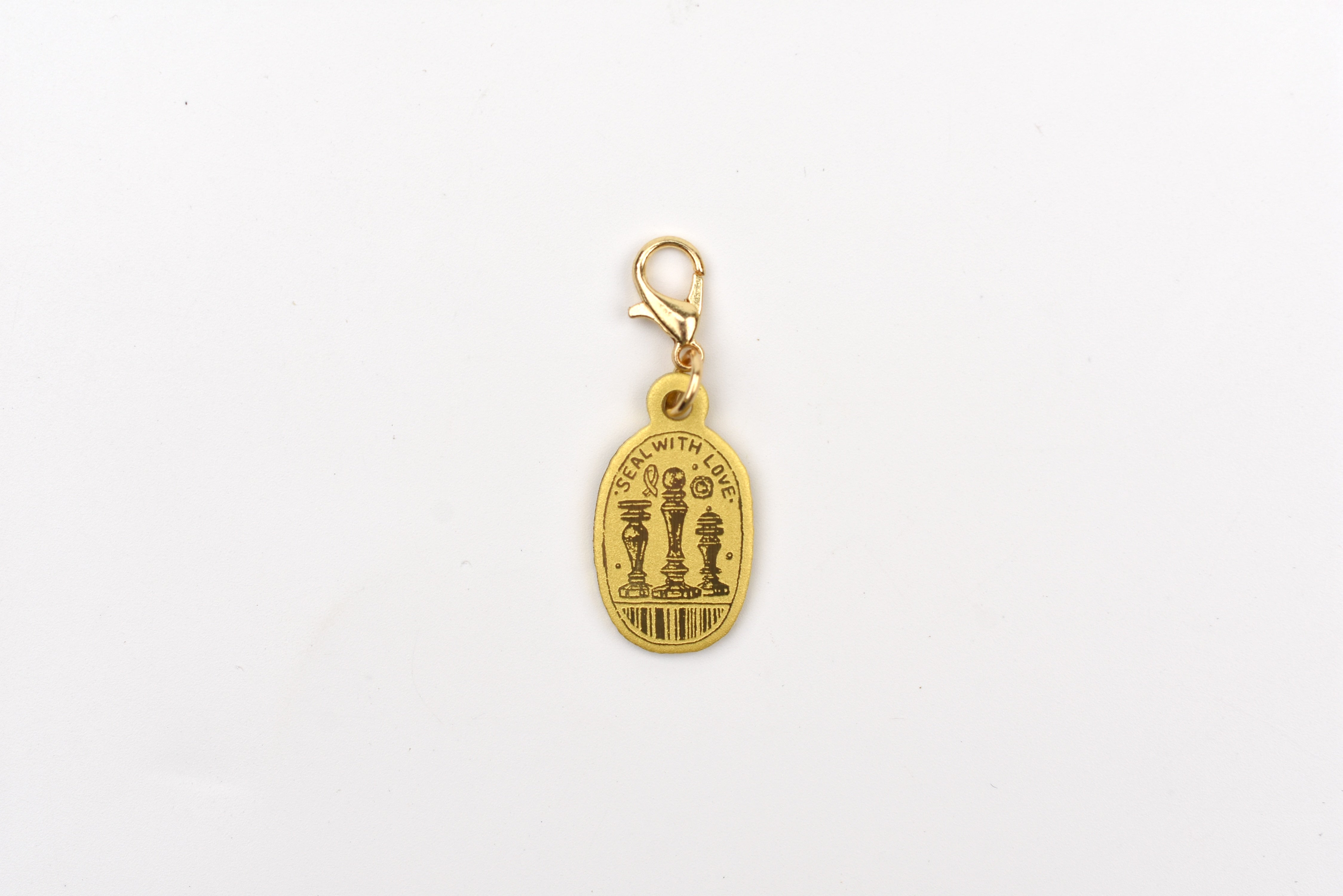 LCN Brass Charm - Seal with Love