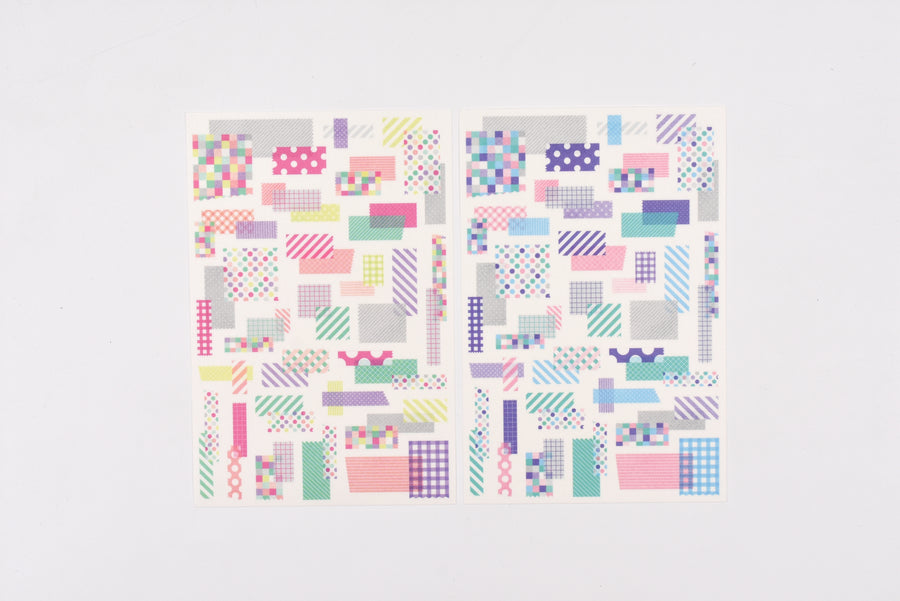 Yuru Log 2 Sheets Sticker - Collage Tape