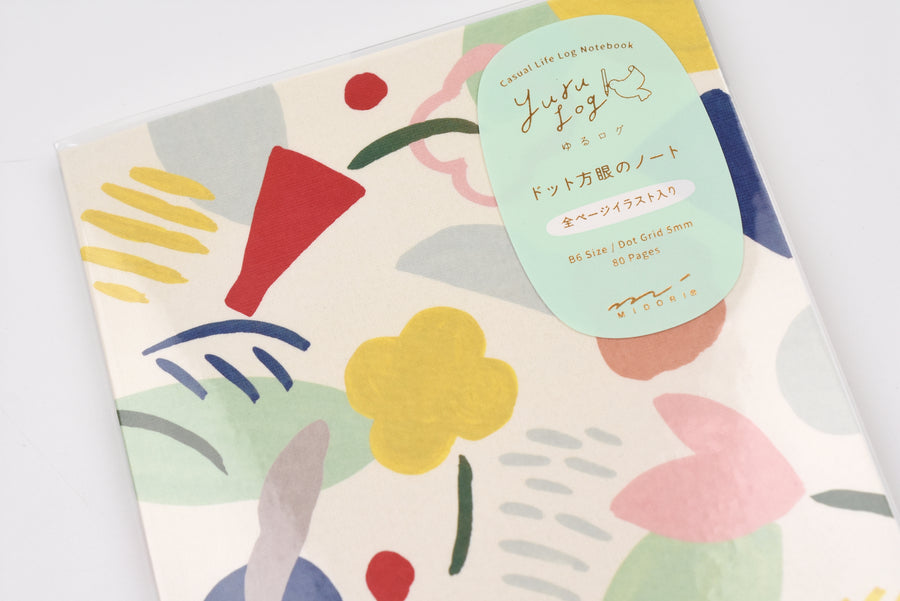 Yuru Log Notebook - Motif Textile - B6
