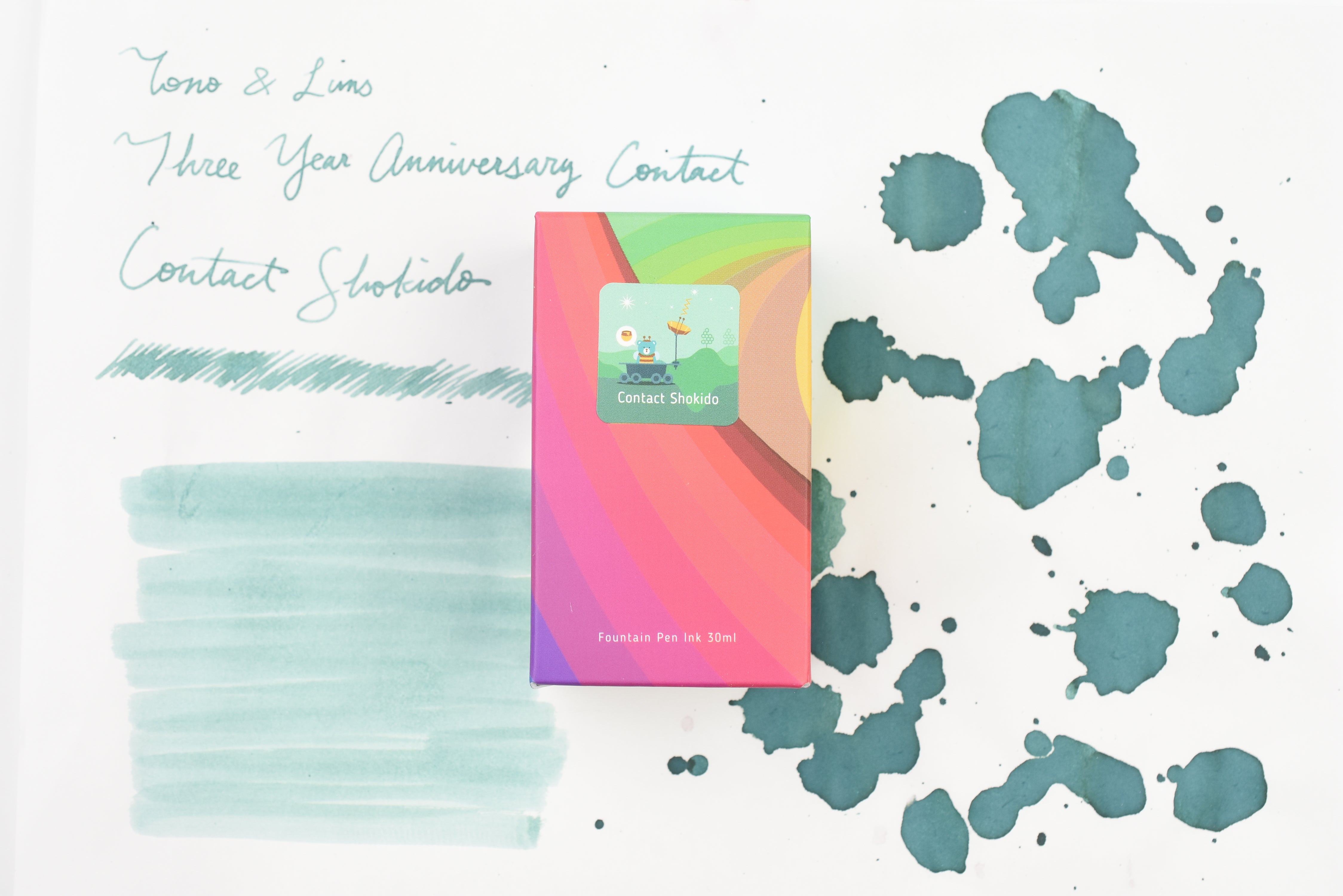 Tono & Lims Ink Bottle - Three Year Anniversary Contact - Contact Shokido - 30ml