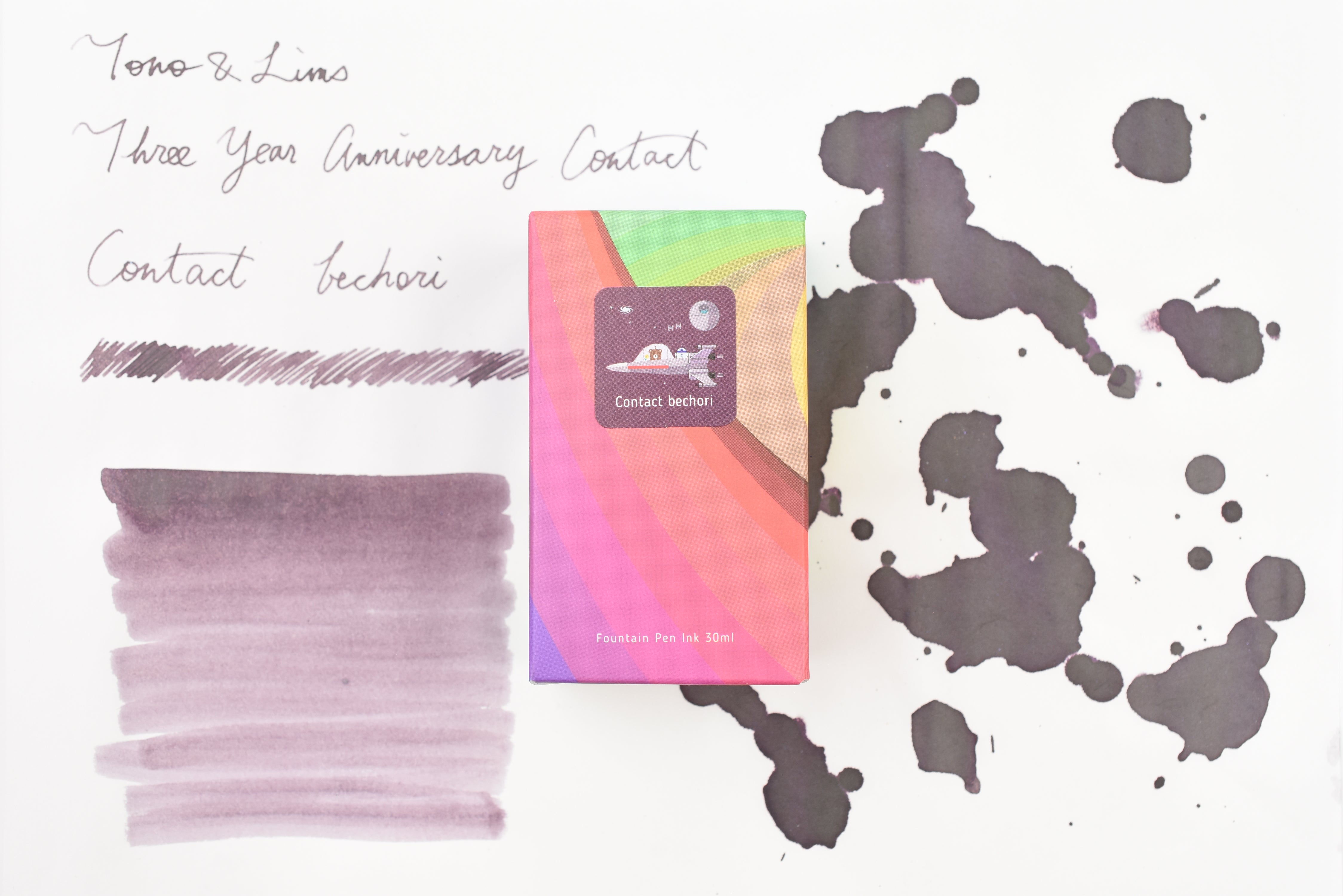 Tono & Lims Ink Bottle - Three Year Anniversary Contact - Contact bechori - 30ml