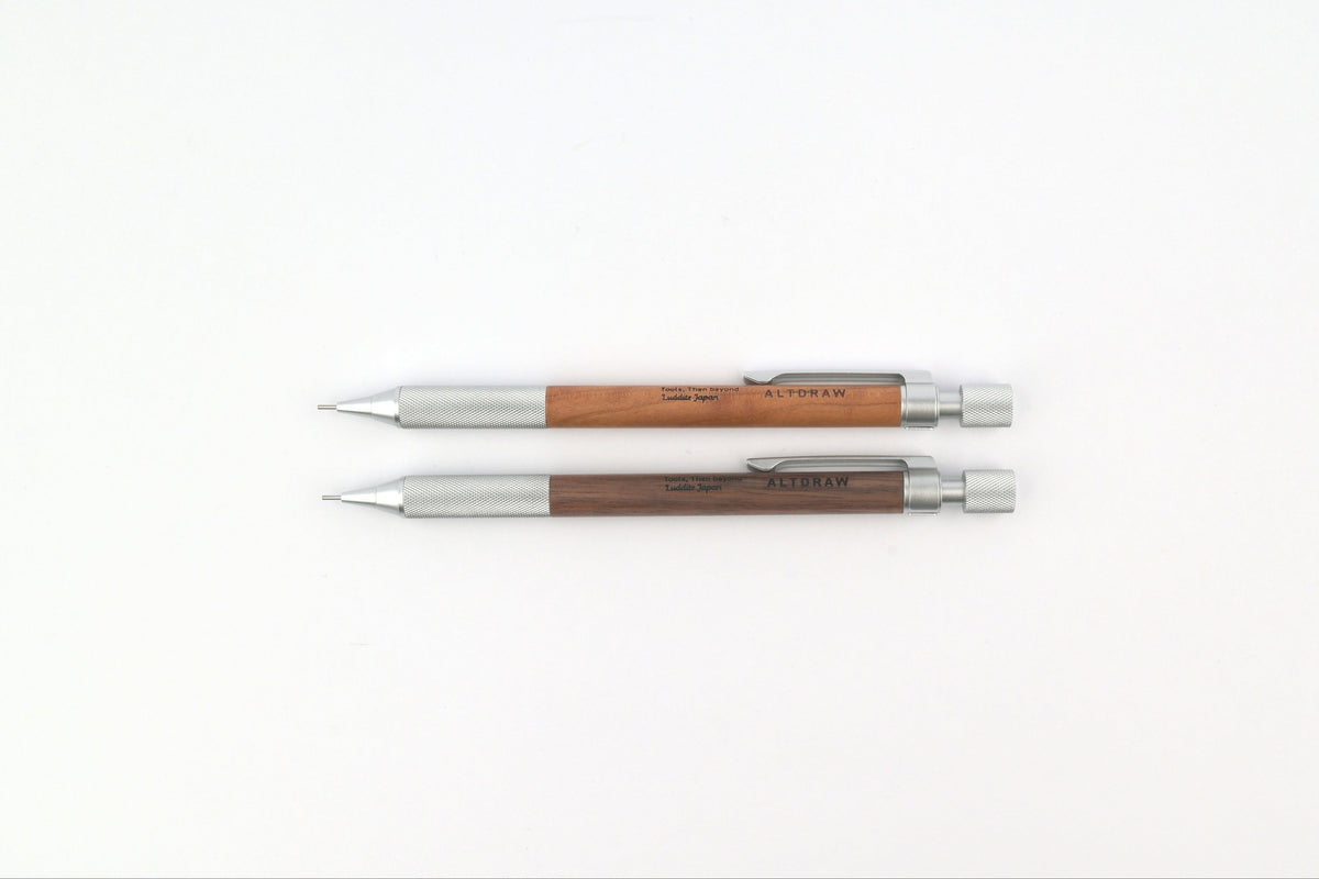 LUDDITE Mechanical Pencil - AltDraw Matte Silver - 0.5mm