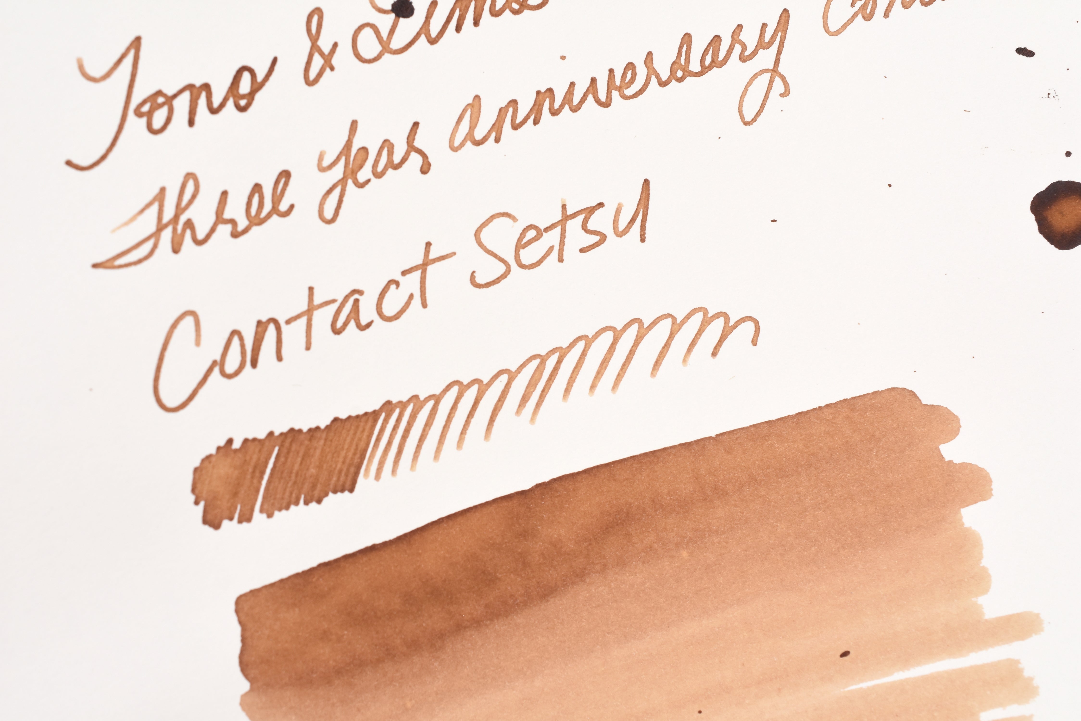 Tono & Lims Ink Bottle - Three Year Anniversary Contact - Contact Setsu - 30ml