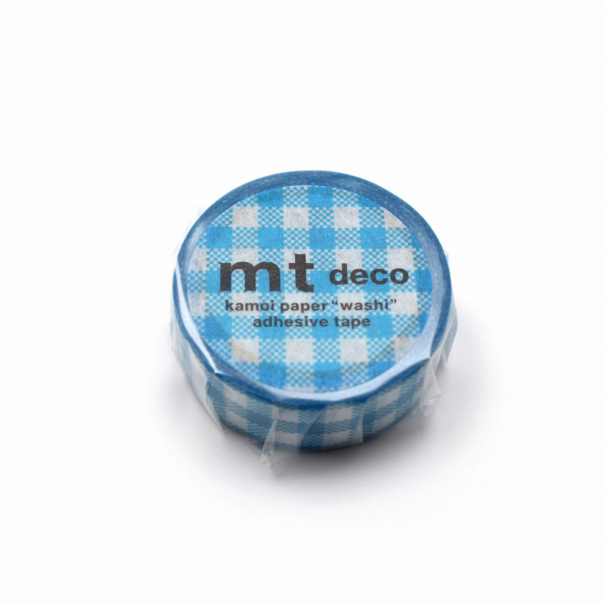mt Washi Tape - Deco - Ichimatsu Gingham Check - Blue