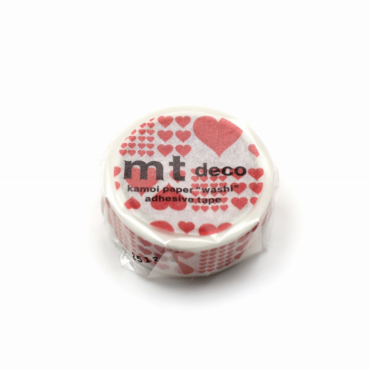 mt Washi Tape - Deco - Heart Red