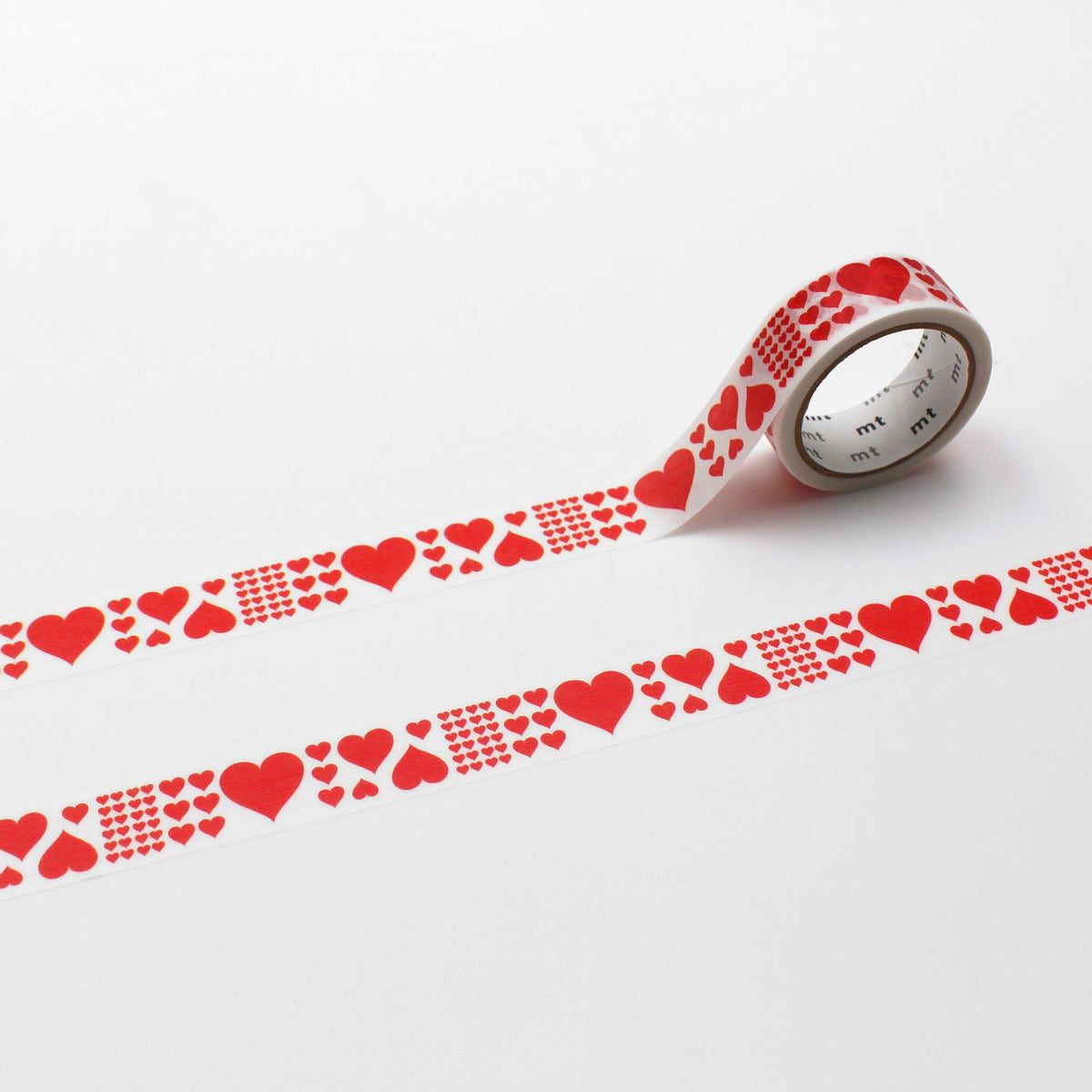 mt Washi Tape - Deco - Heart Red