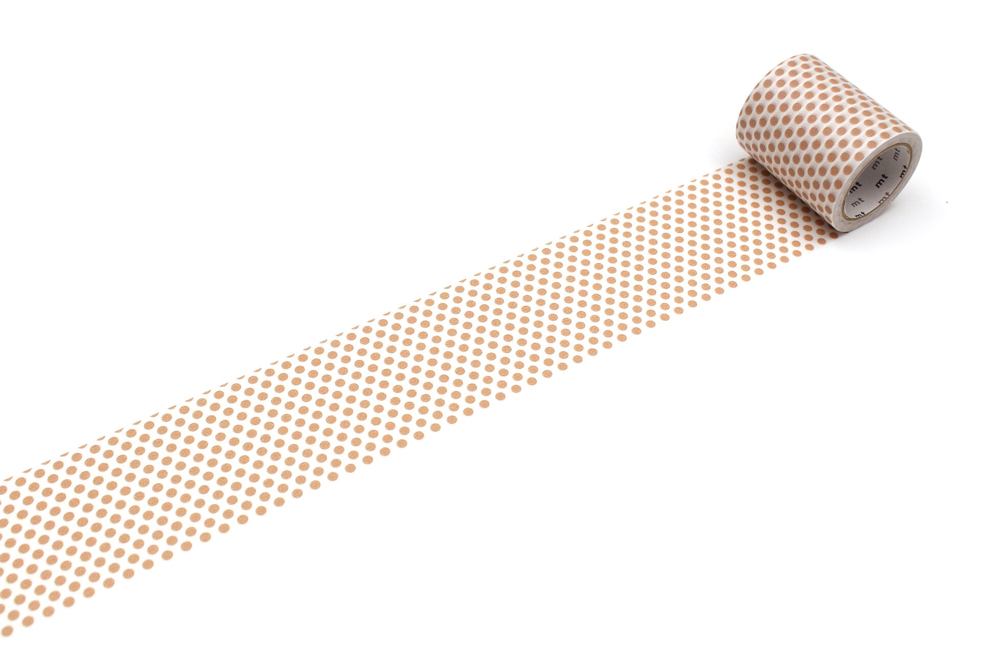 mt Washi Tape - Extra Wide - Dot Milk Tea