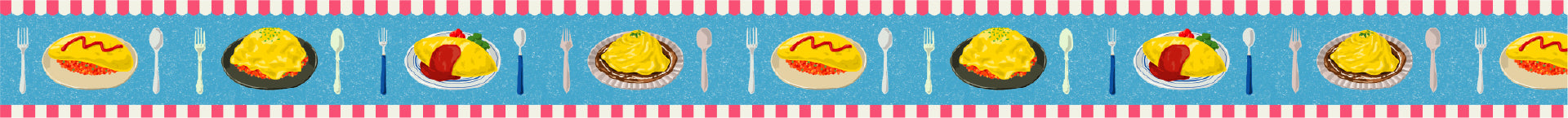 mt Washi Tape - ex - Assorted Omelet Rice