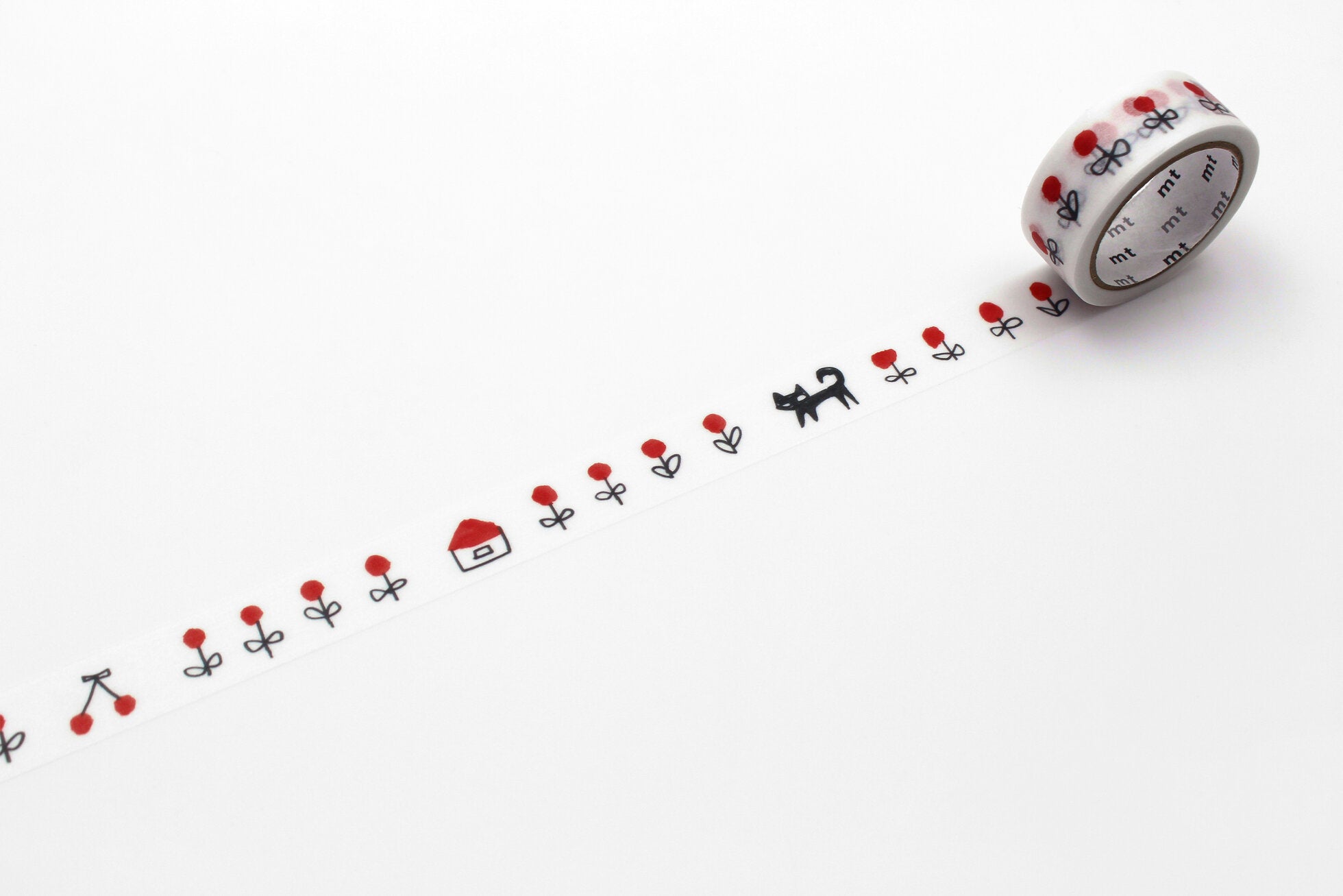 mt x Makoto Matsubayashi Washi Tape - Black Cat