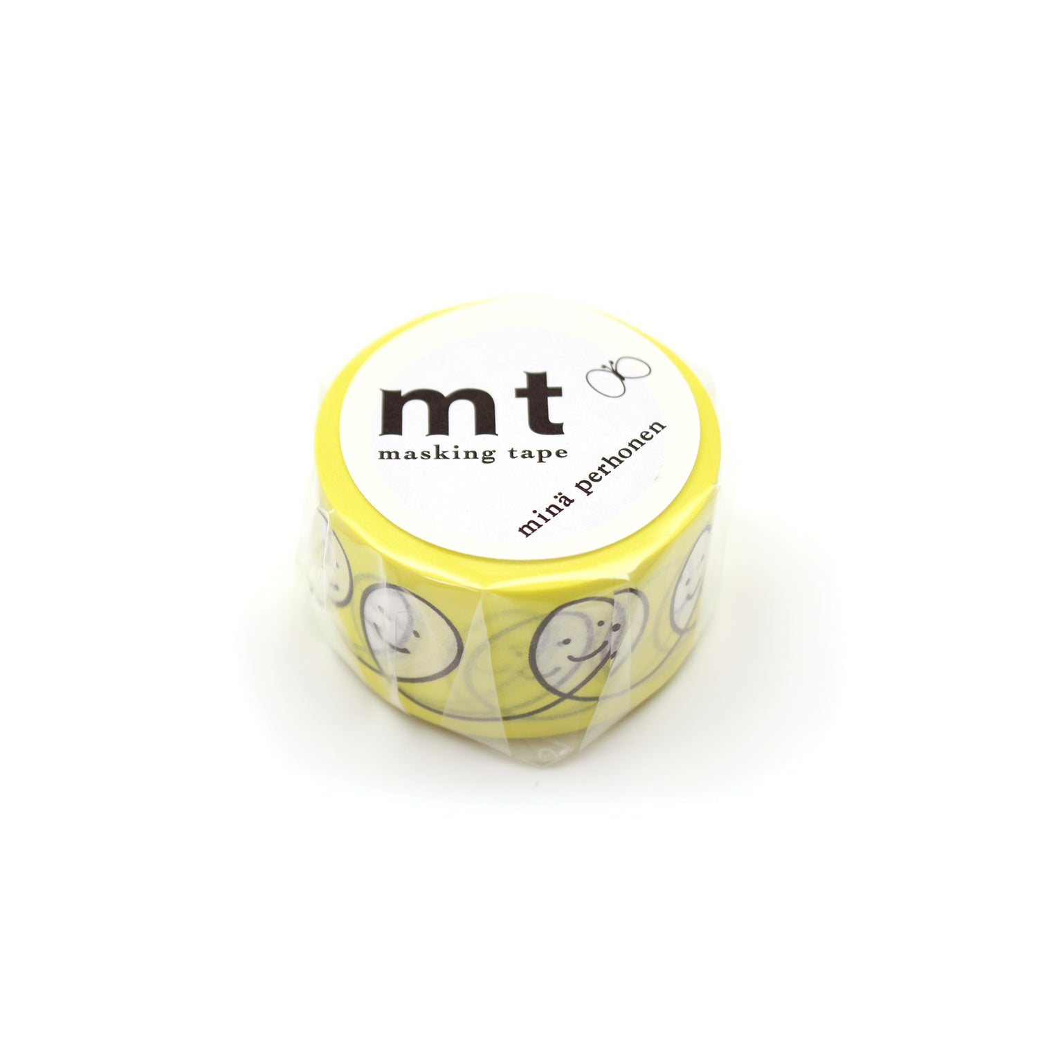 mt Washi Tape - minä perhonen - Smile: Yellow