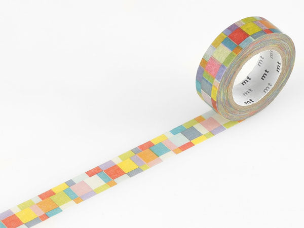 mt Washi Tape Mosaic Bright