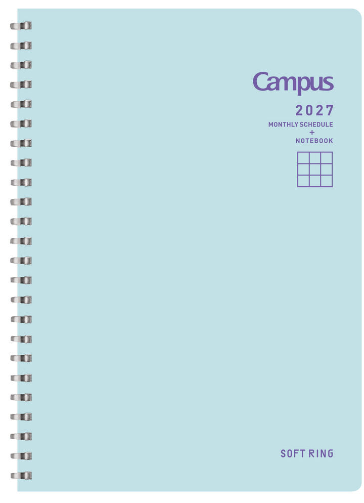 Kokuyo Campus Soft Ring Diary 2027 - A5 - Light Blue (Coming Soon)