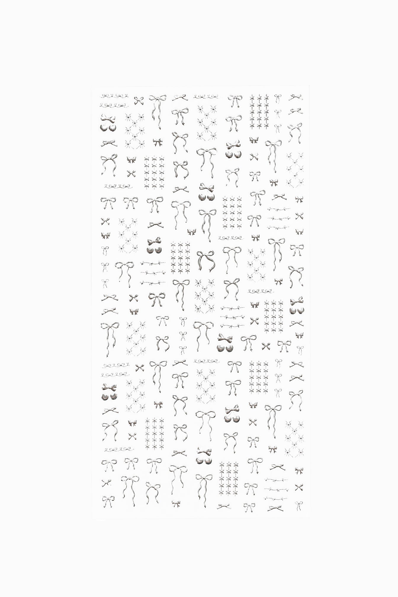 Yoseka x Never Always DIY Pen Stickers - Silver Bow Society (Pre-Order Only. Ships Mid-July)