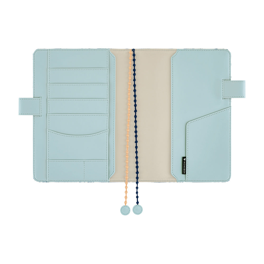 Hobonichi Techo Cousin Cover 2027 - minä perhonen: felice (Blue) - A5