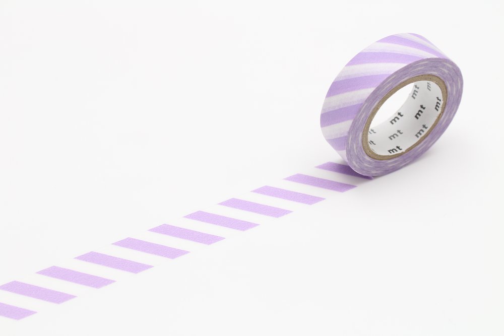 mt Washi Tape - Deco - Stripe Lilac Two