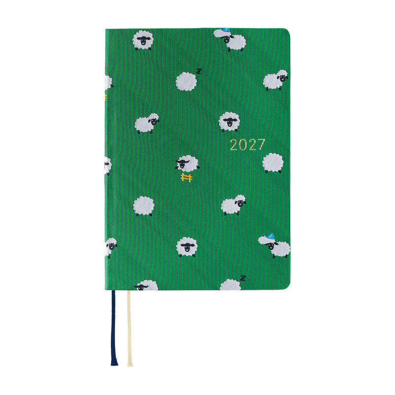 Hobonichi Techo HON 2027 - A6 - Bow & Tie: Sheep Sheep Sheep - Japanese (Coming Soon)