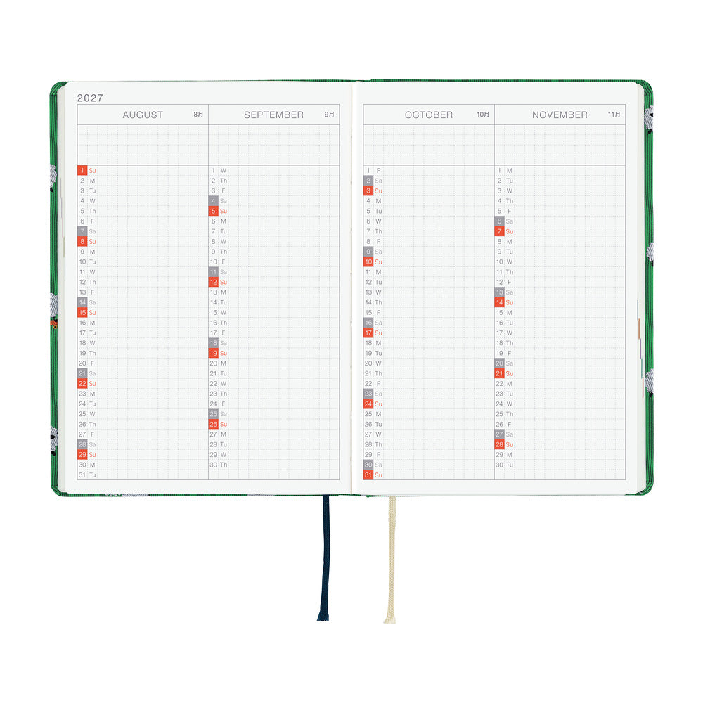 Hobonichi Techo HON 2027 - A6 - Bow & Tie: Sheep Sheep Sheep -  English