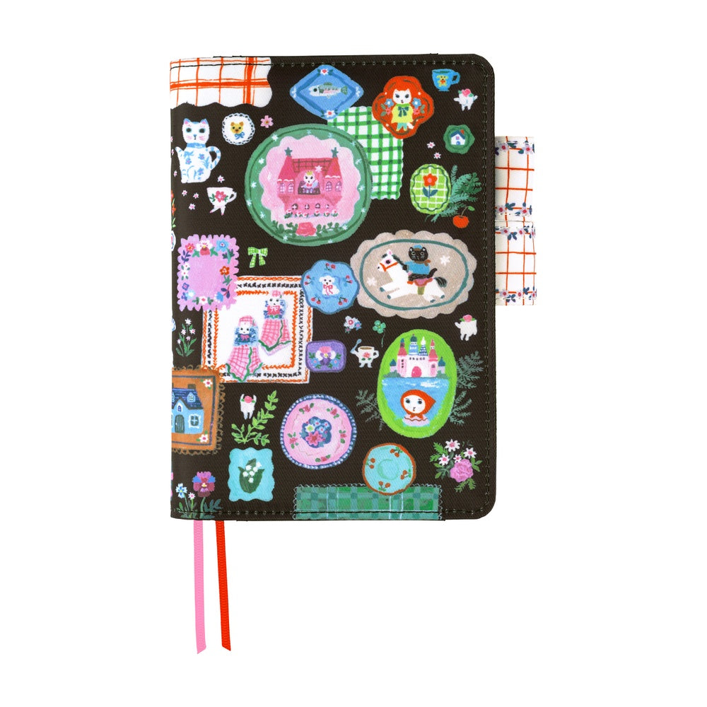 Hobonichi Original Book & Cover 2026 - Yumi Kitagishi: White Cat's Table Decorations - April Start - A6