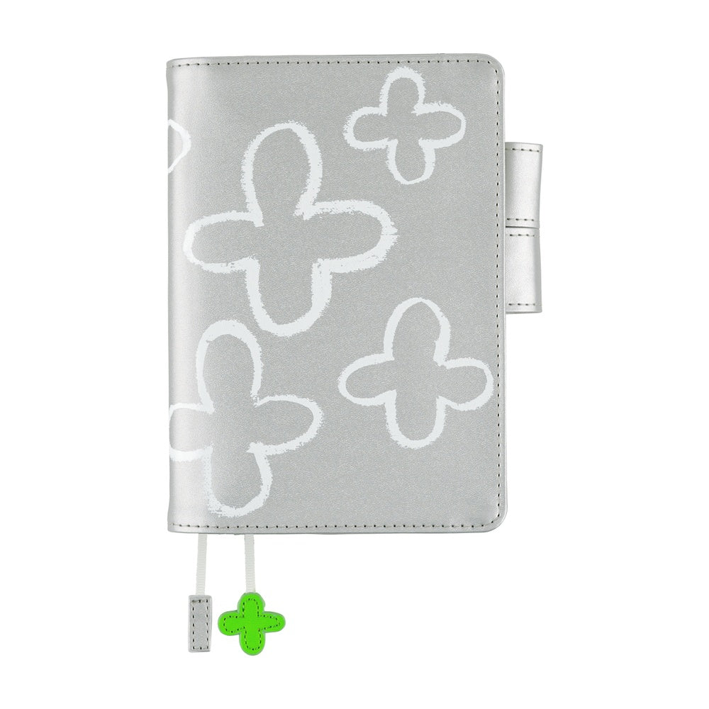 Hobonichi Original Book & Cover 2026 - Makoto Matsubayashi: Silver Flowers - April Start - A6