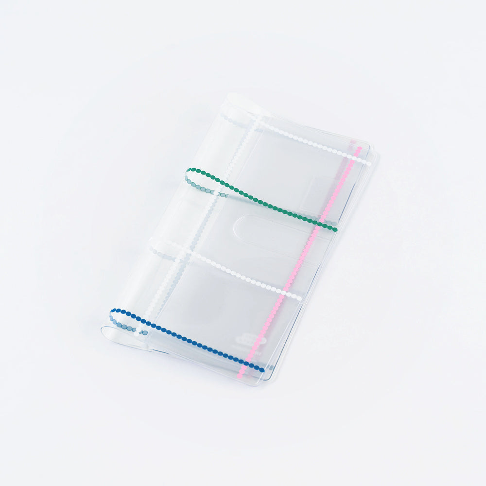 Hobonichi 2027 Clear Cover - Yoshie Watanabe: Dotted Plaid - Weeks