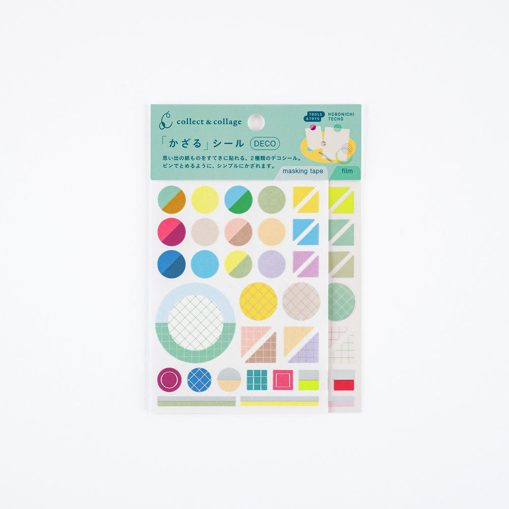 Hobonichi 2027 - Collect & Collage: Collage Stickers - Deco