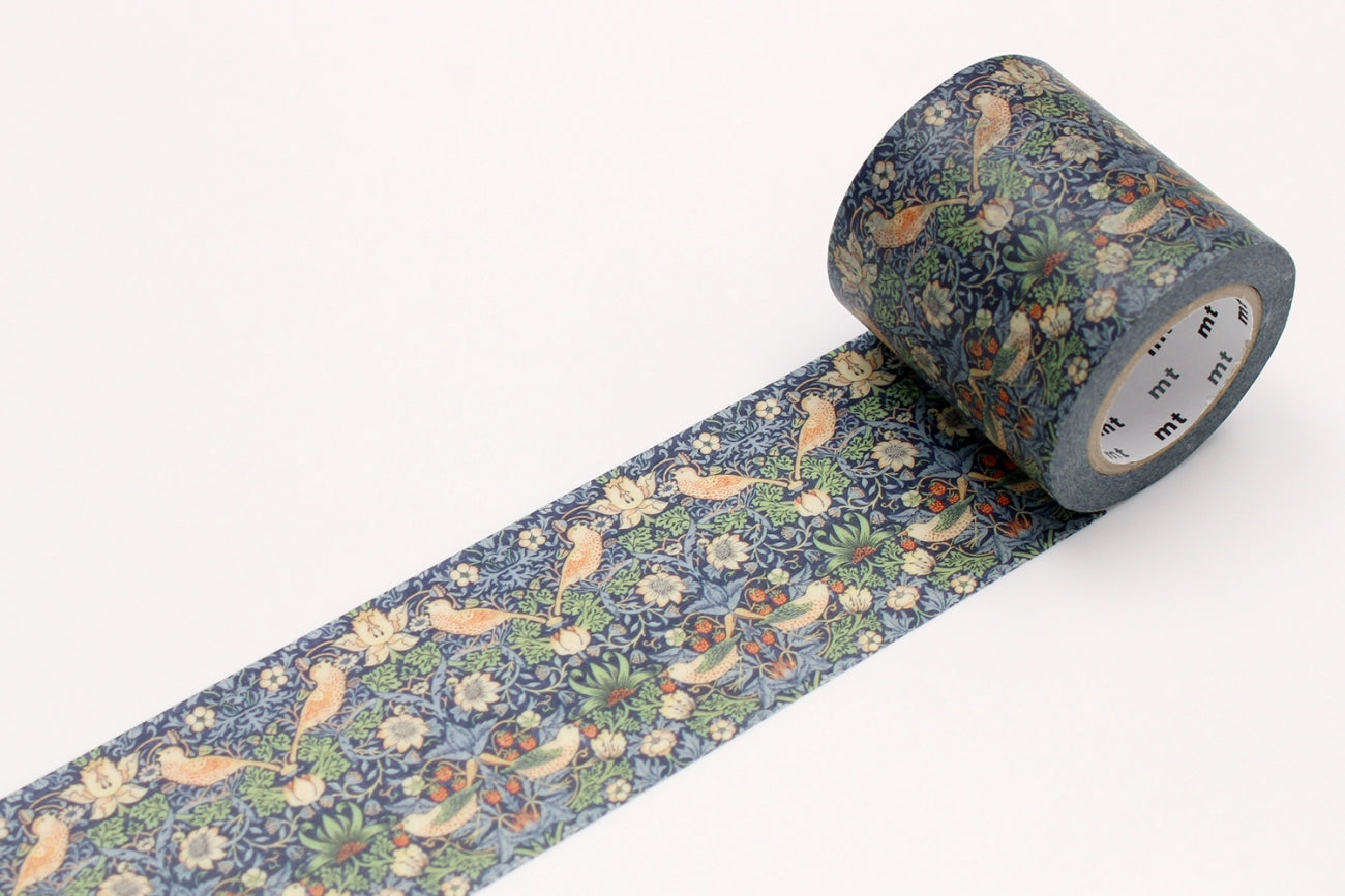 mt Washi Tape - Morris & Co. - Strawberry Thief