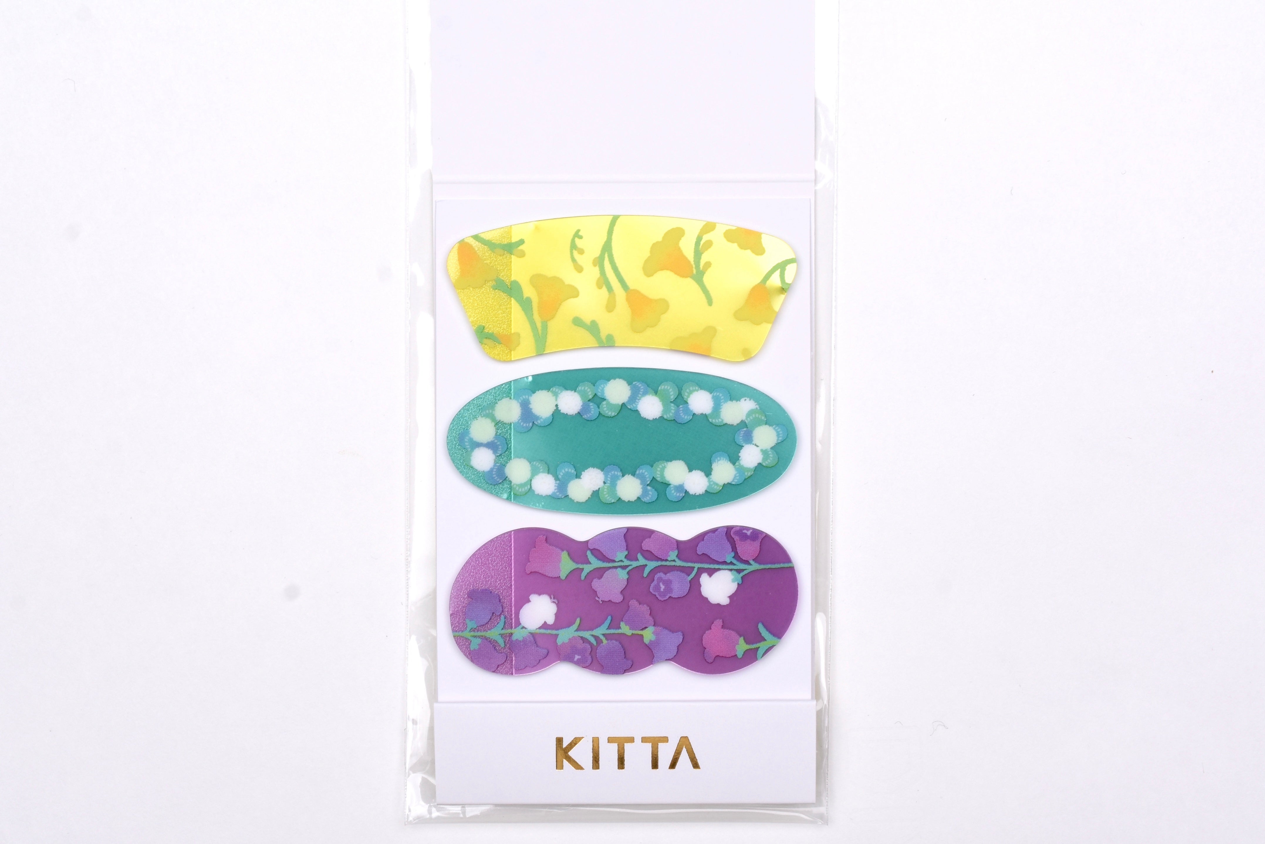 Kitta Portable Washi Tape - Clear - Flower Petals