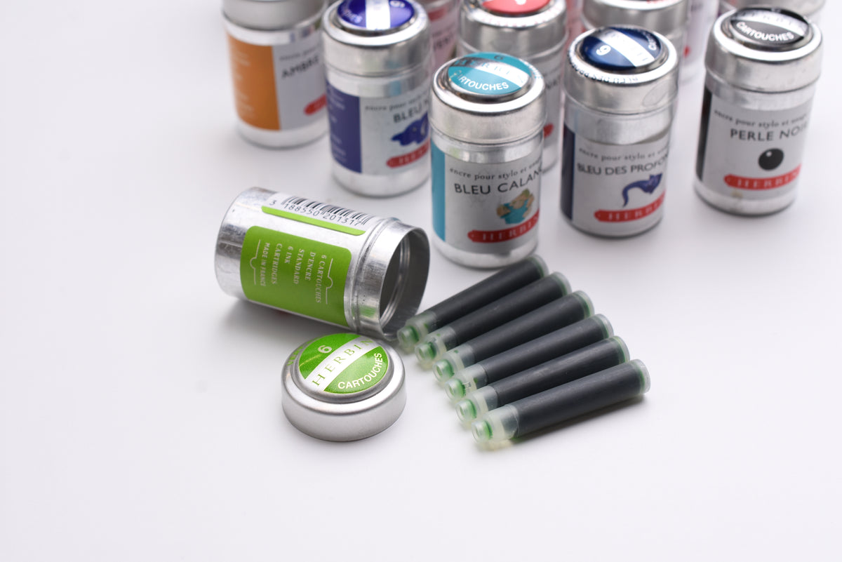 Fountain pen ink cartridges