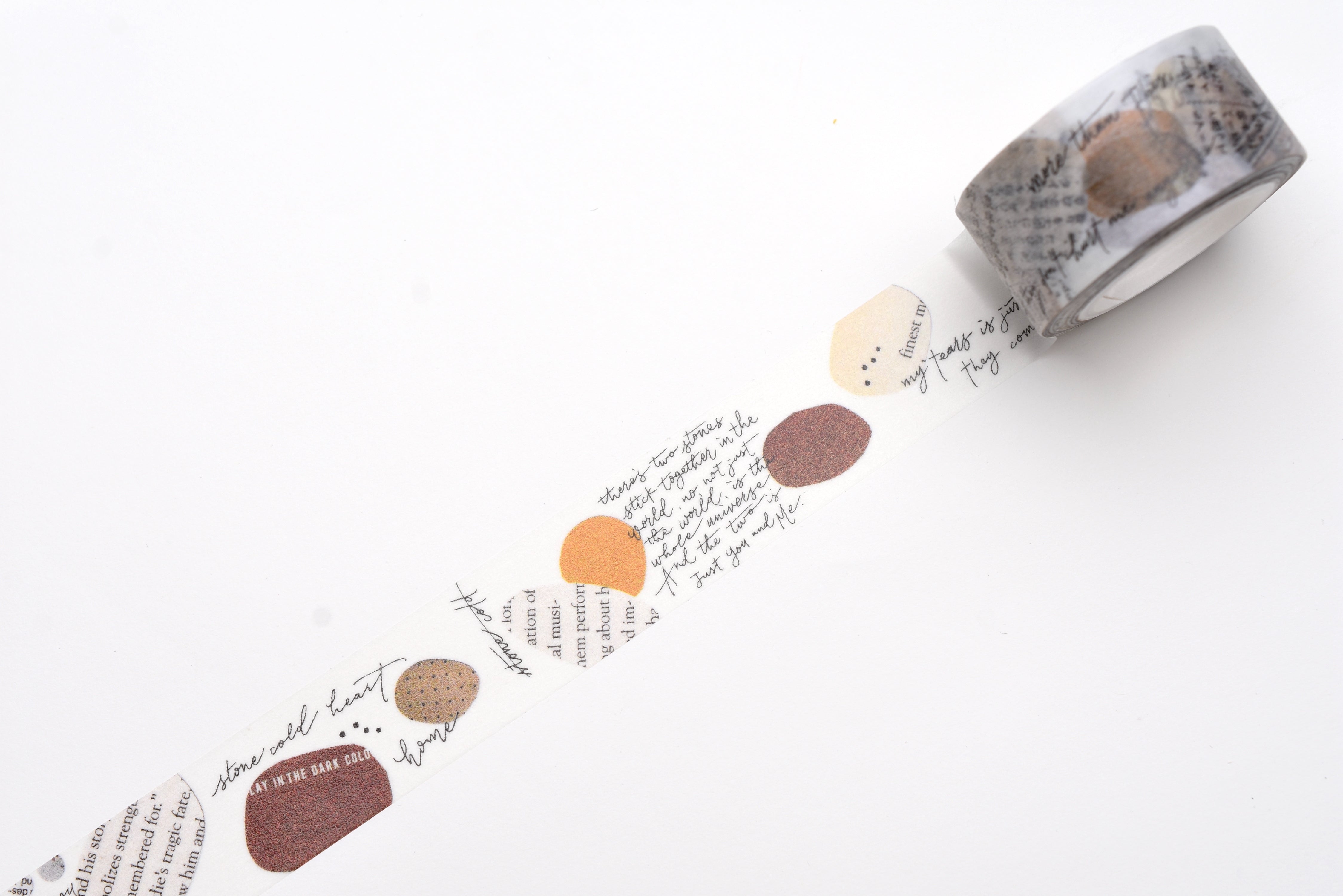 Mr. Eggplants Washi Tape - Cobble Stone